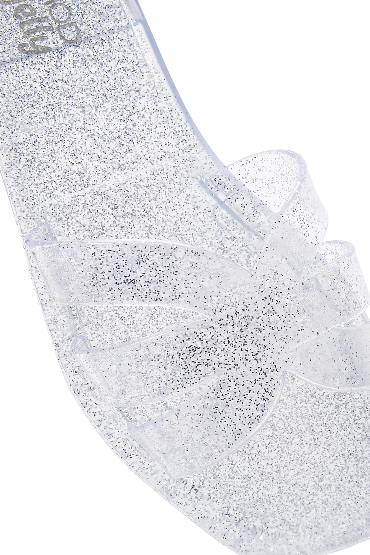 Kadın Gümüş Şeffaf Jelly Terlik - Image 10
