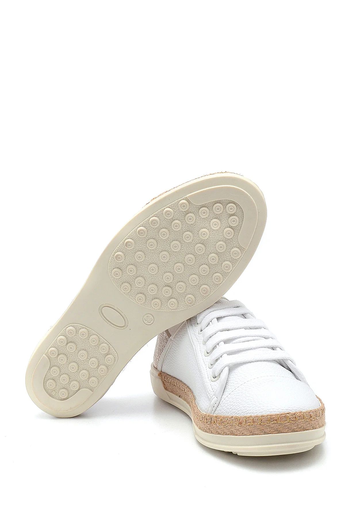 Kadın Hasır Detaylı Sneaker - Image 4