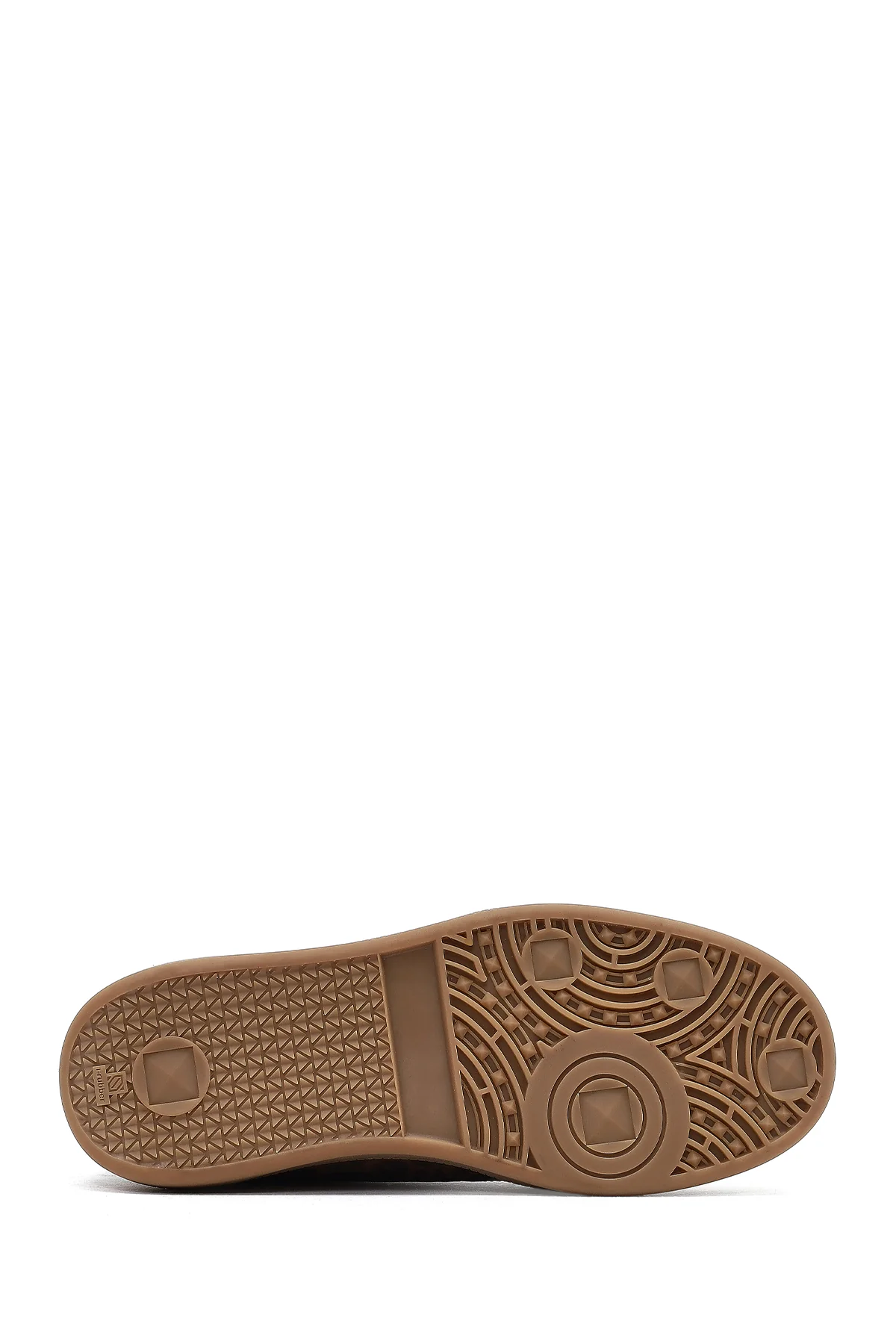 Kadın Kahverengi Bağcıklı Leopar Desenli Süet Deri Sneaker - Image 6