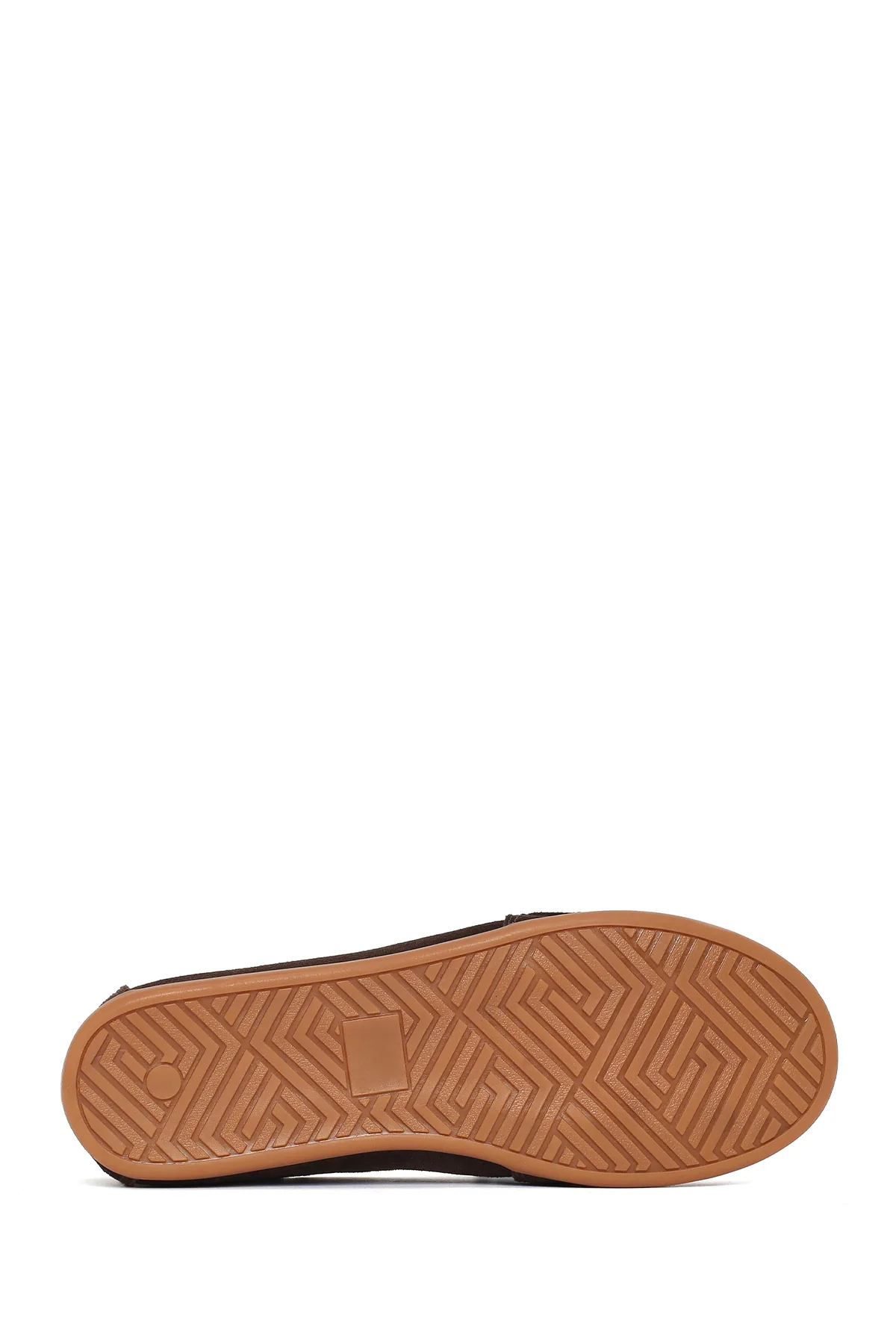 Kadın Kahverengi Püsküllü Süet Deri Loafer - Image 5