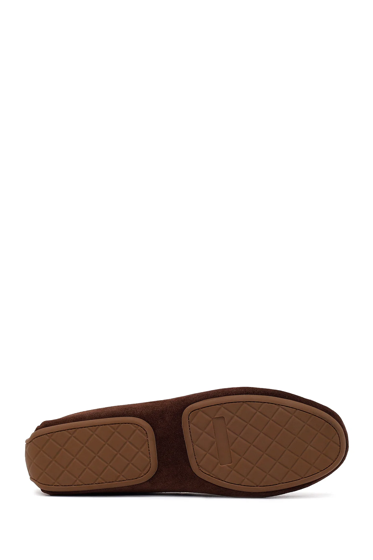 Kadın Kahverengi Süet Deri Loafer - Image 6