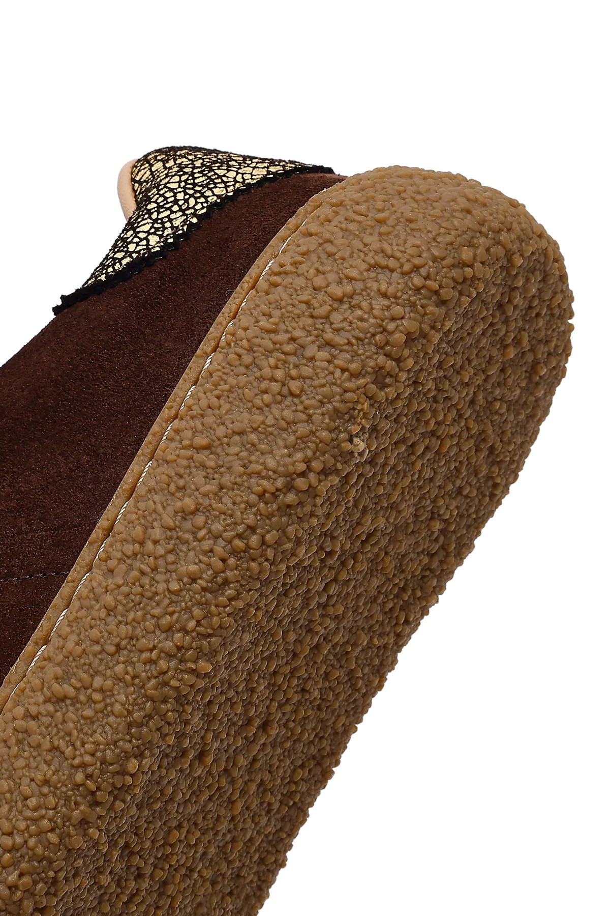 Kadın Kahverengi Süet Deri Sneaker - Image 8