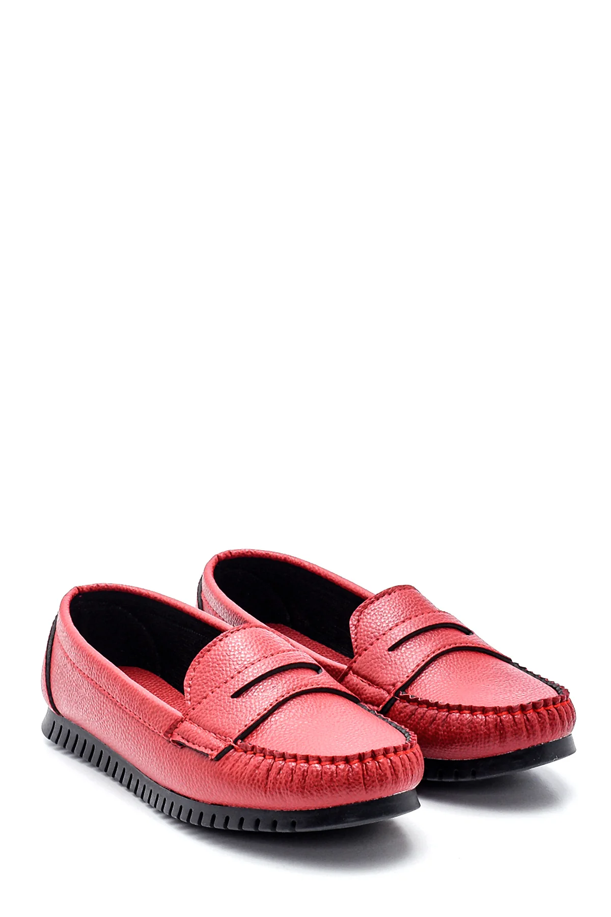 Kadın Kırmızı Loafer - Image 3