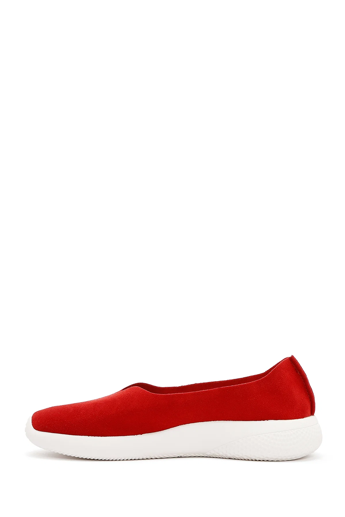 Kadın Kırmızı Süet Espadril - Image 2