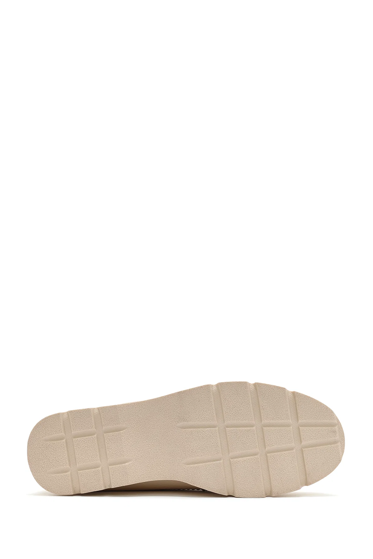 Kadın Krem Deri Comfort Loafer - Image 4