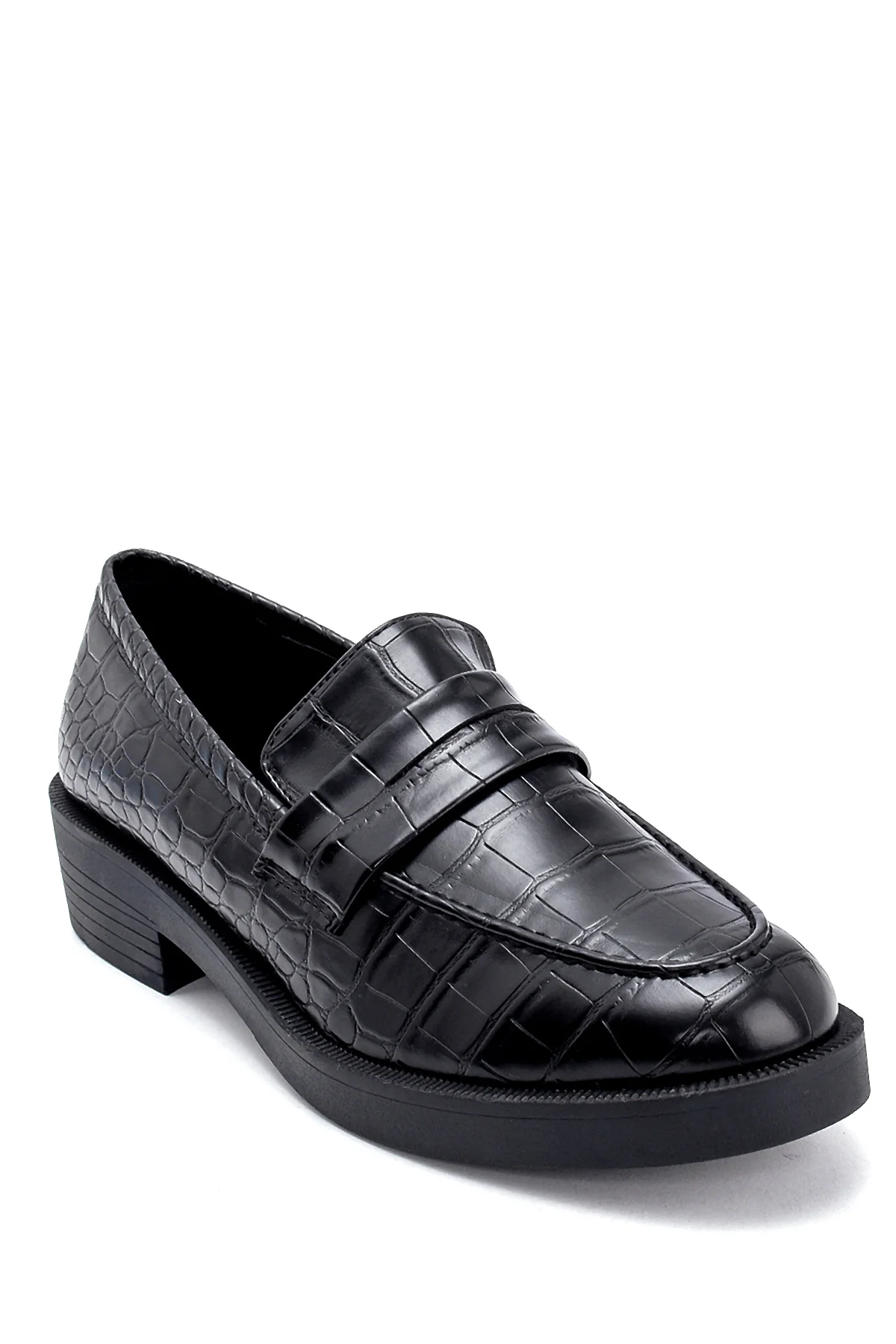 Kadın Kroko Desenli Loafer - Image 2