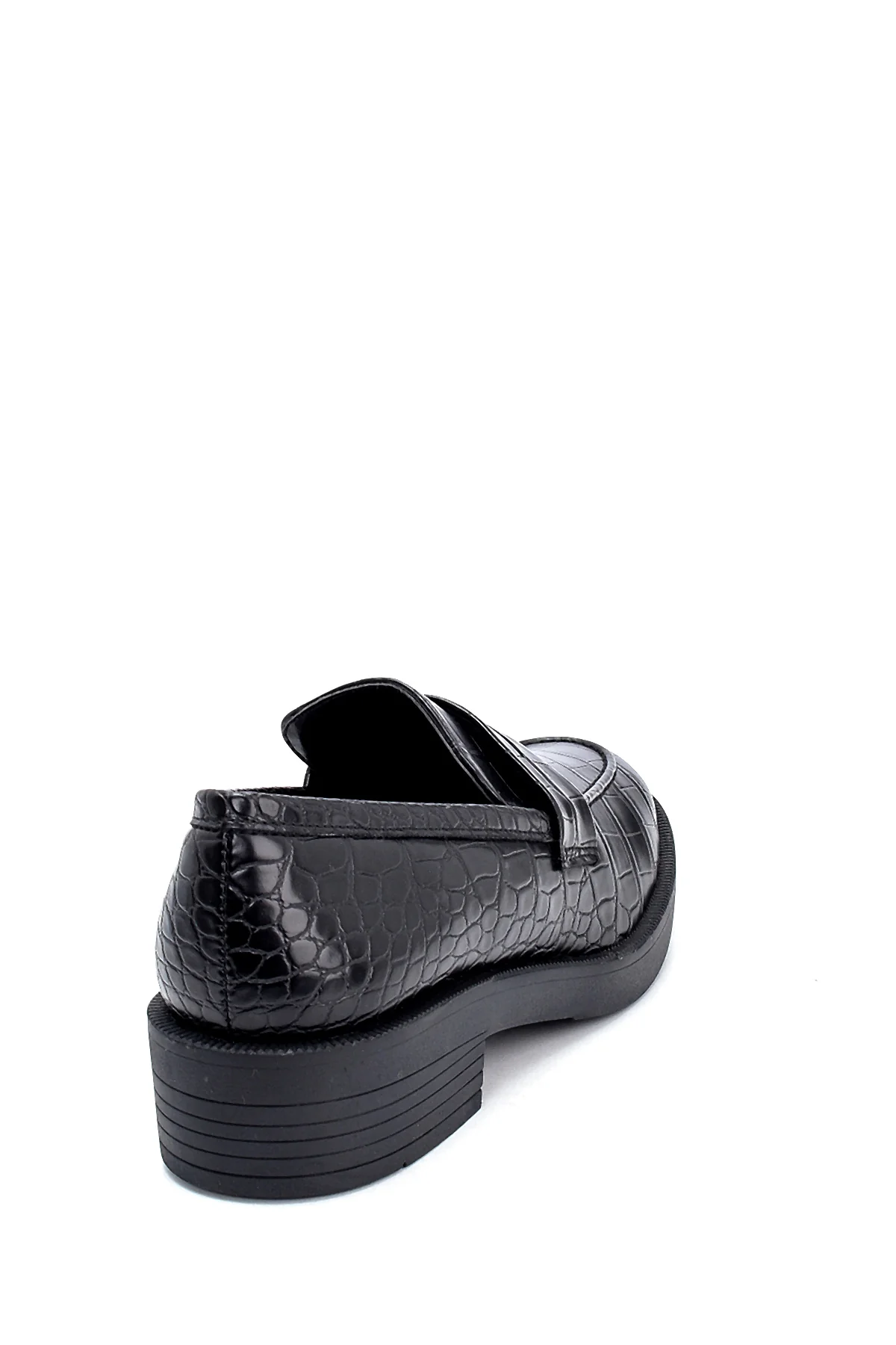 Kadın Kroko Desenli Loafer - Image 5