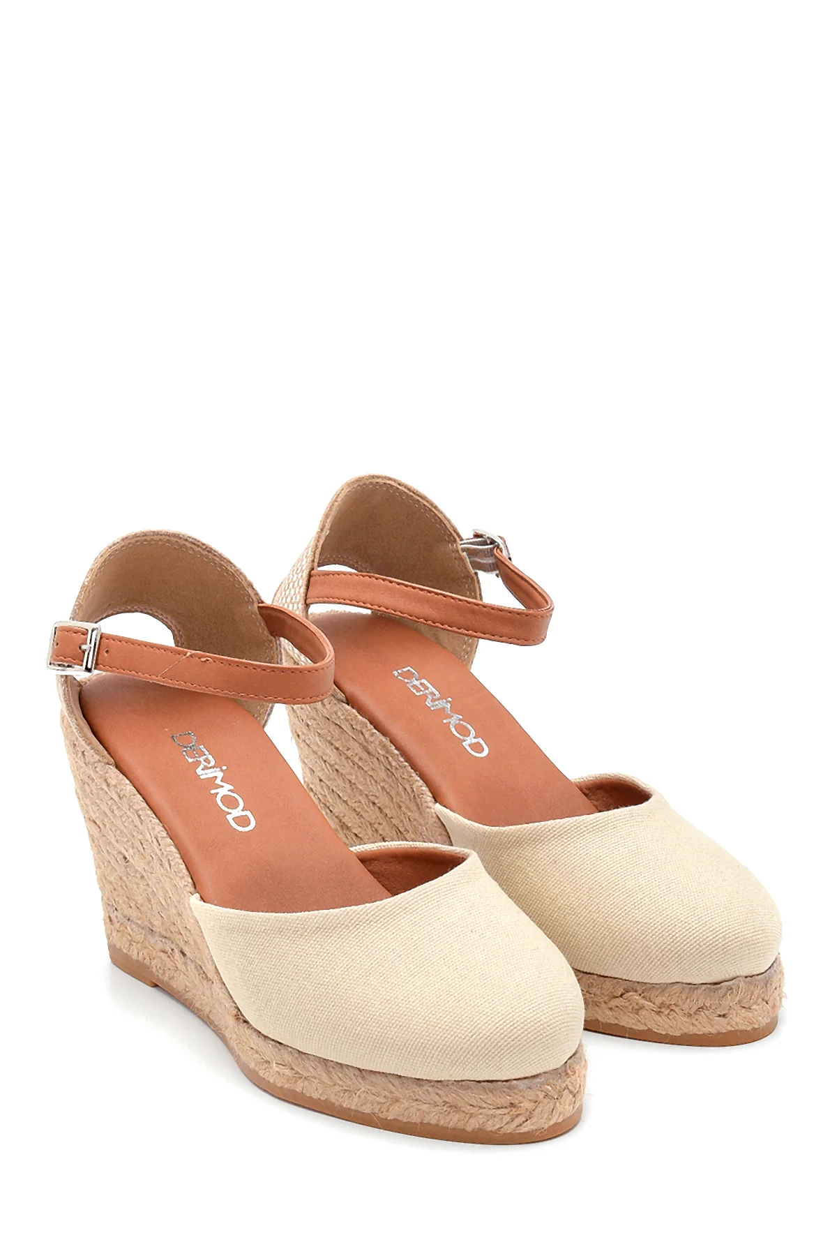 Kadın Kumaş Detaylı Espadril - Image 3