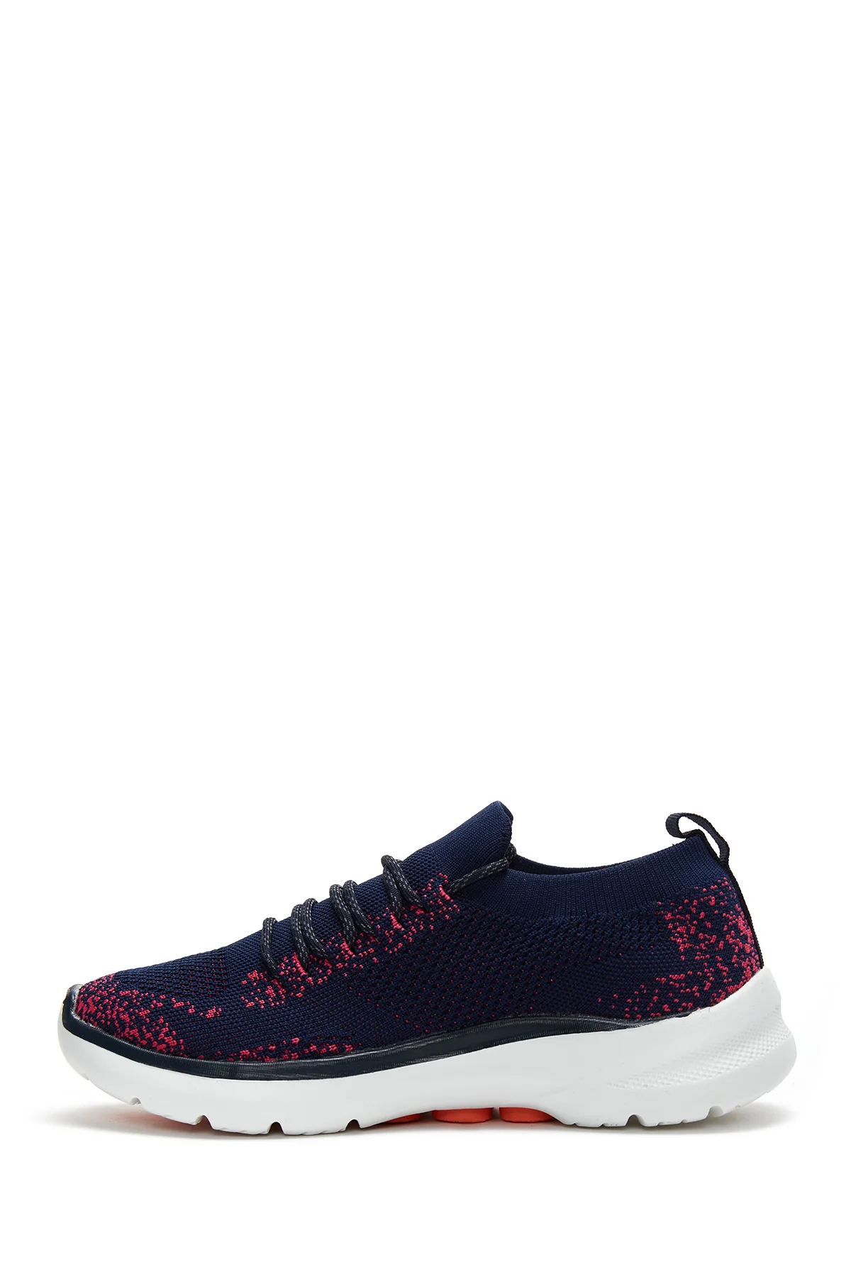 Kadın Lacivert Desenli Kumaş Sneaker - Image 2
