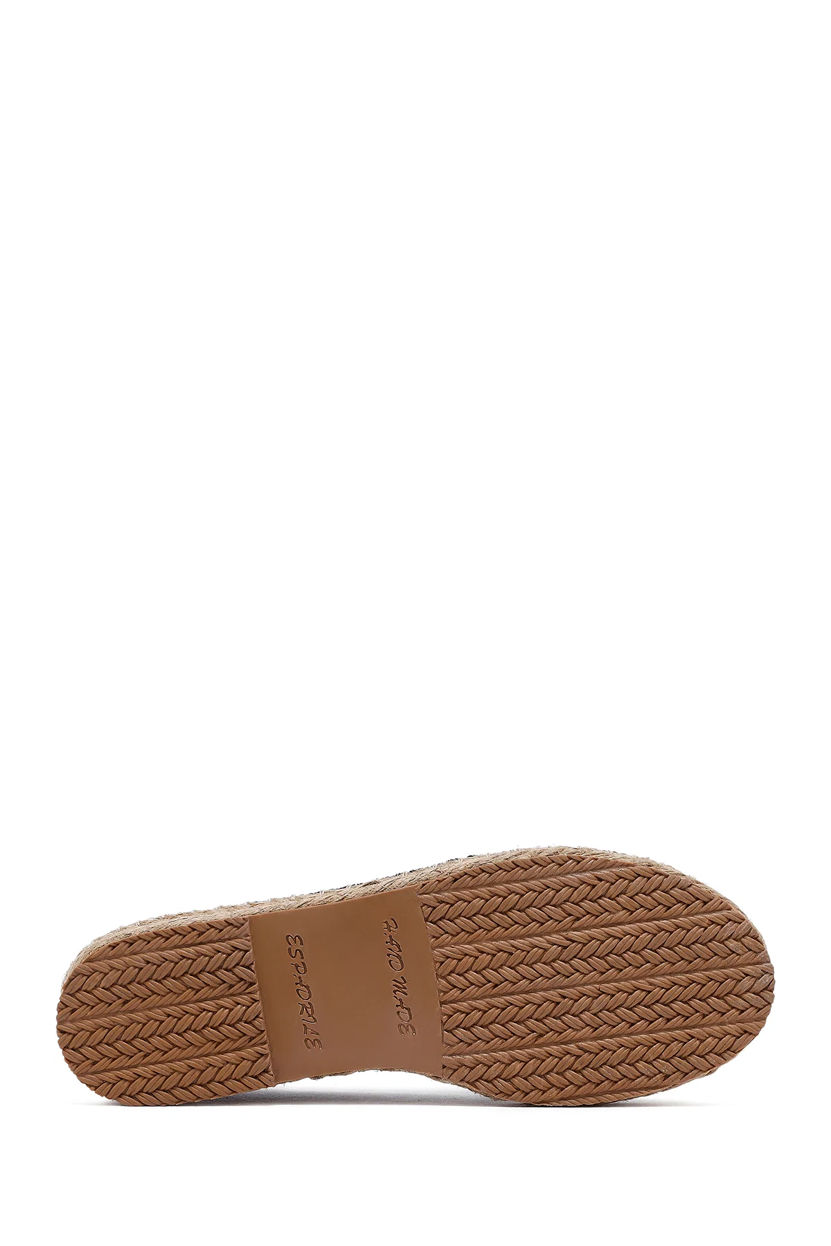 Kadın Lacivert Fileli Süet Espadril - Image 4