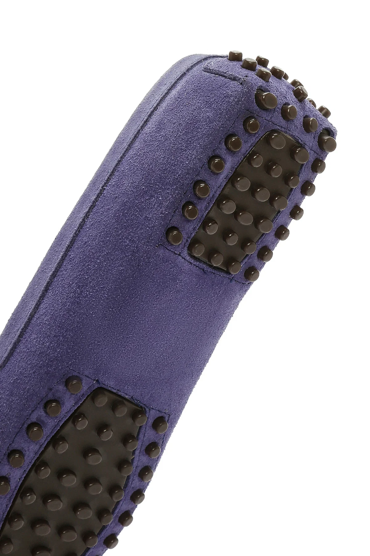 Kadın Lacivert Süet Deri Loafer - Image 8