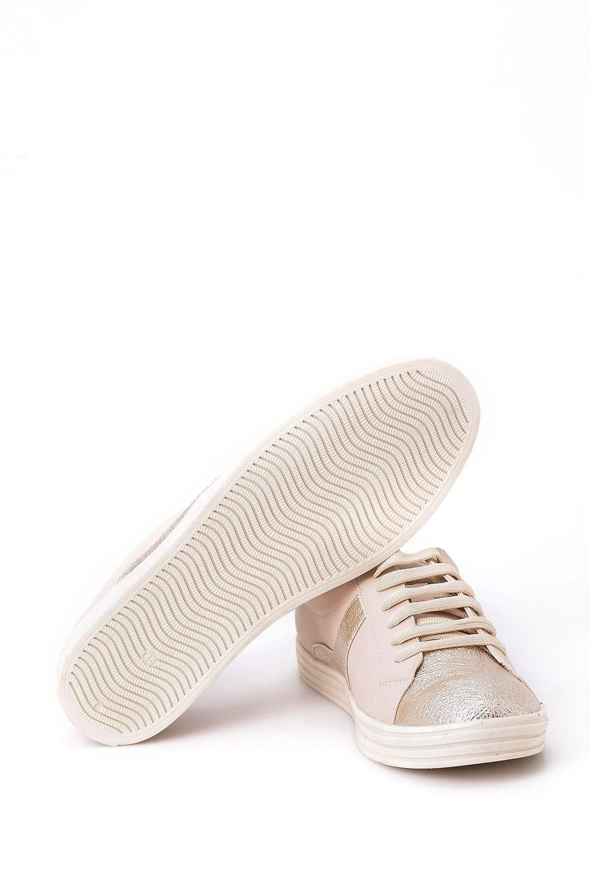 Kadın Lame Detaylı Sneaker - Image 4
