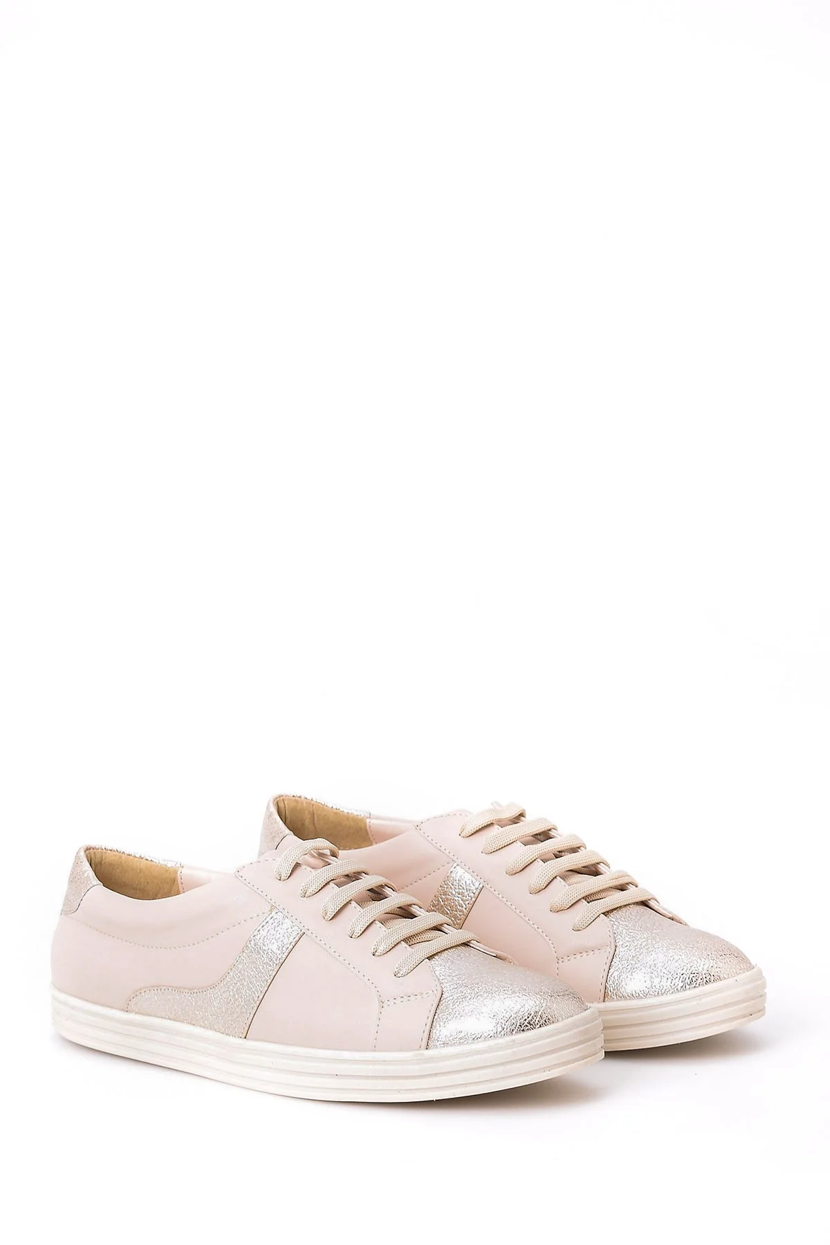 Kadın Lame Detaylı Sneaker - Image 5