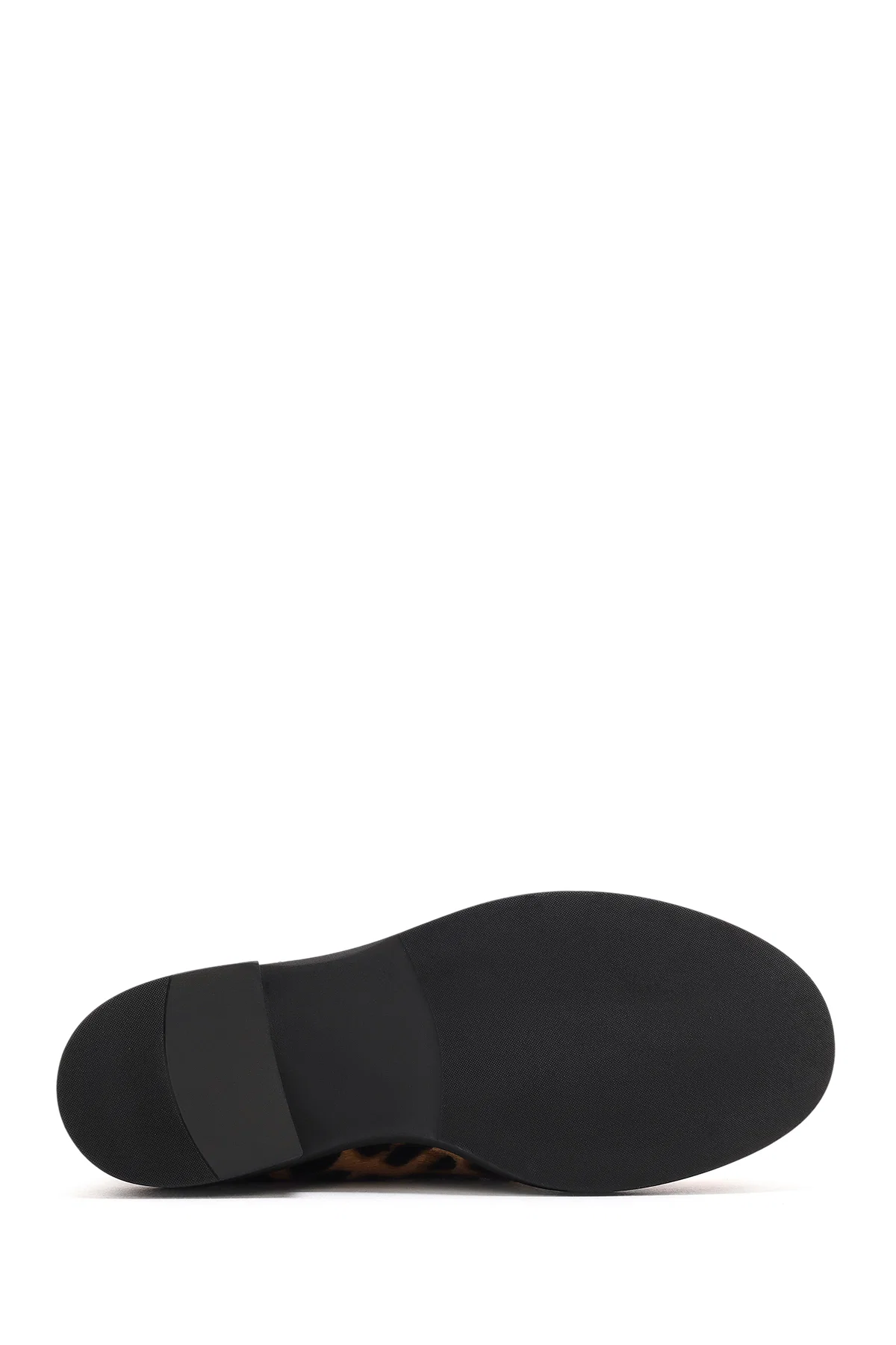 Kadın Leopar Deri Maskülen Loafer - Image 4