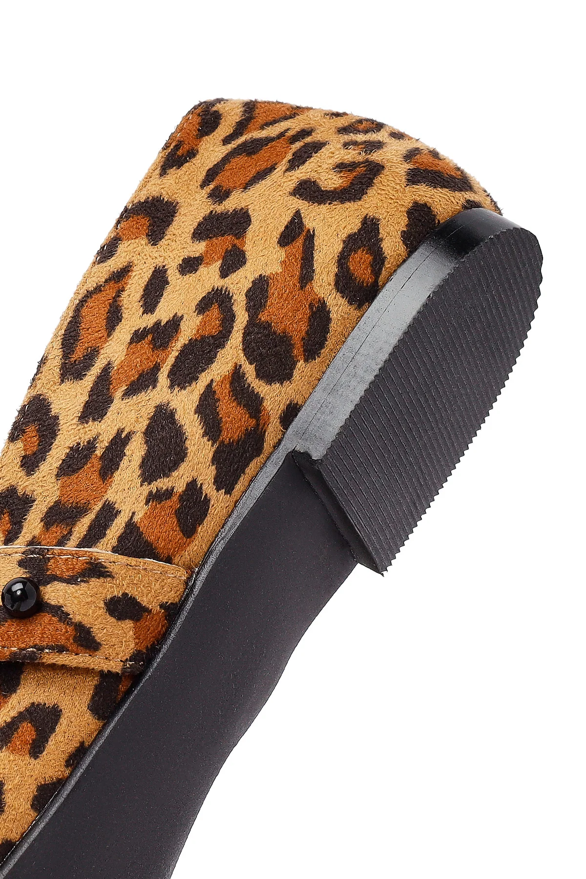 Kadın Leopar Desenli Babet - Image 9