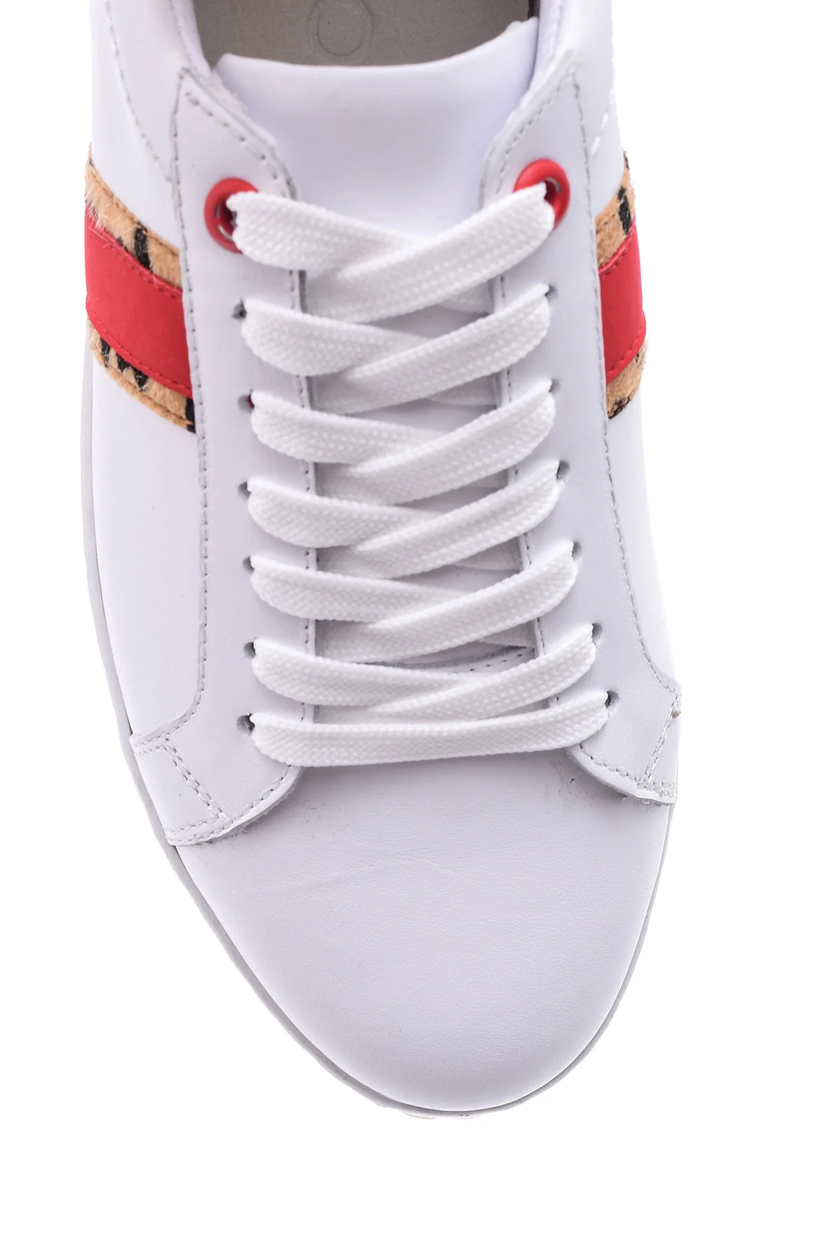 Kadın Leopar Detaylı Deri Sneaker - Image 5