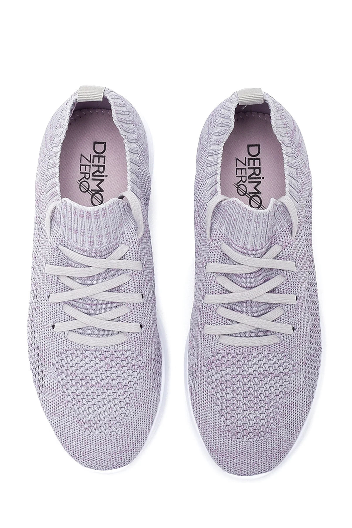 Kadın Lila Kumaş Sneaker - Image 7