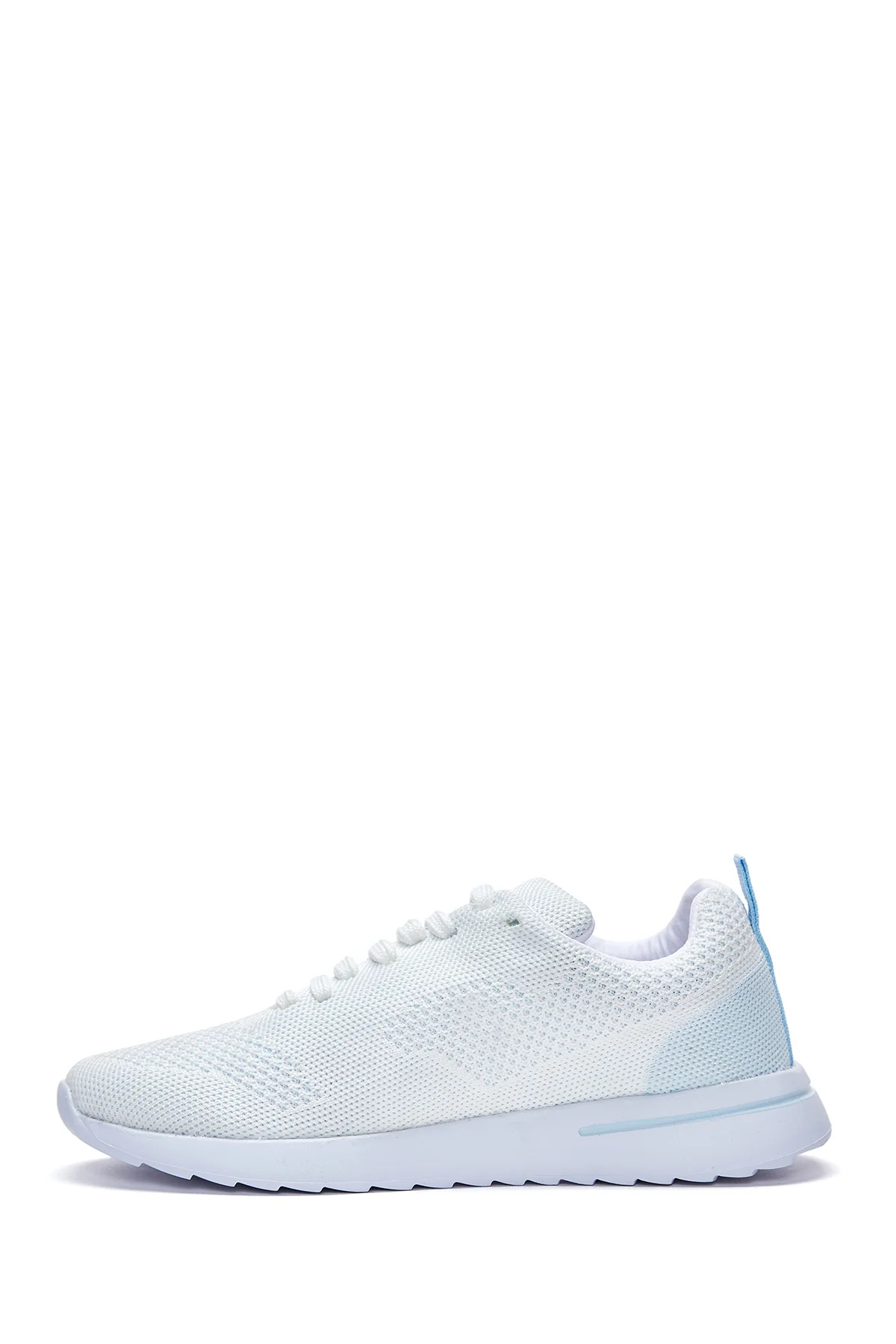 Kadın Mavi Bez Sneaker - Image 2
