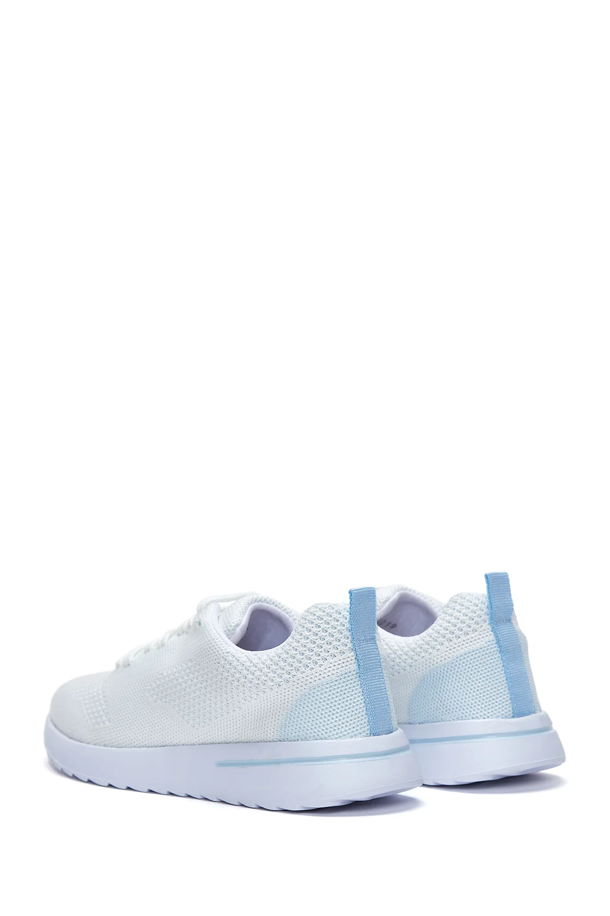 Kadın Mavi Bez Sneaker - Image 5