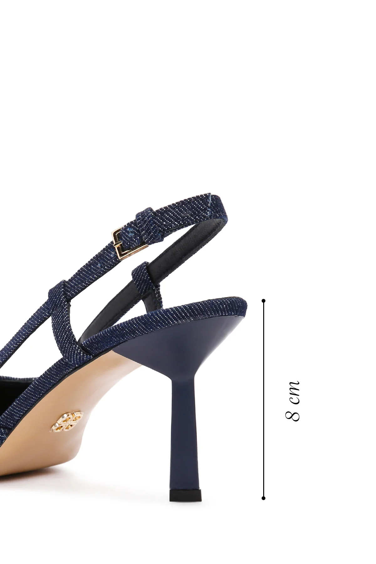 Kadın Mavi Bilekten Bantlı İnce Topuklu Stiletto - Image 3