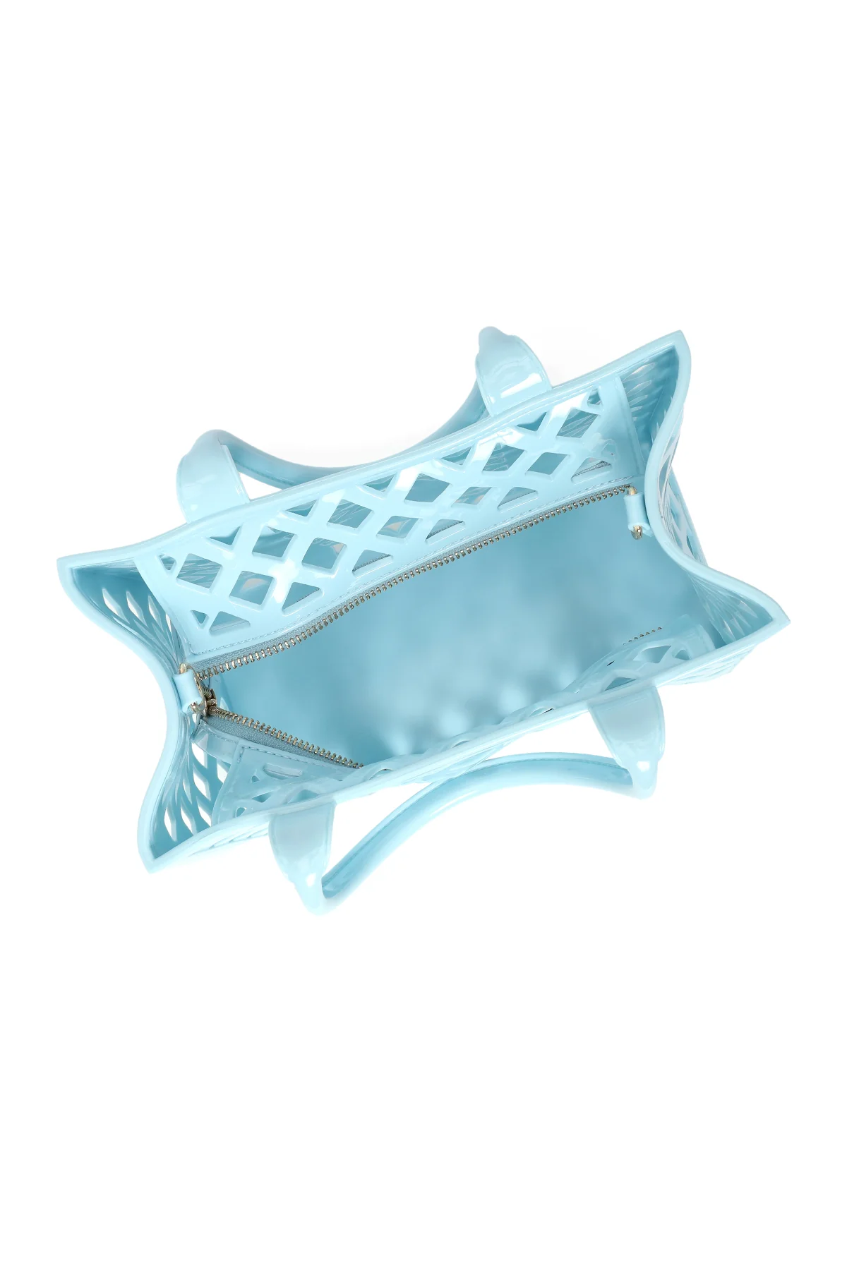 Kadın Mavi Uzun Askılı Jelly Kol Çantası - Image 4