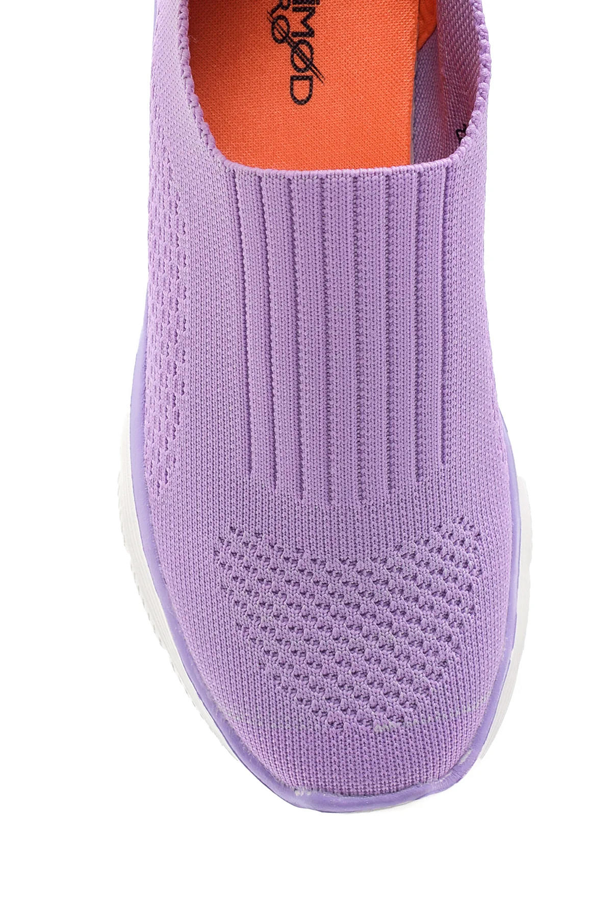 Kadın Mor Neon Detaylı Sneaker - Image 6