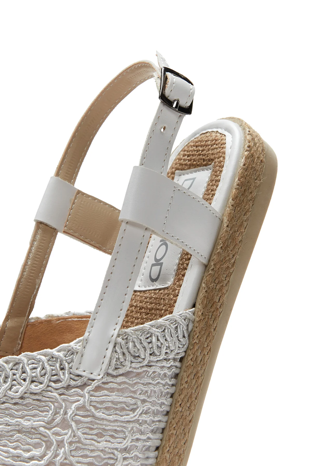 Kadın Örgülü Espadril Sandalet - Image 7