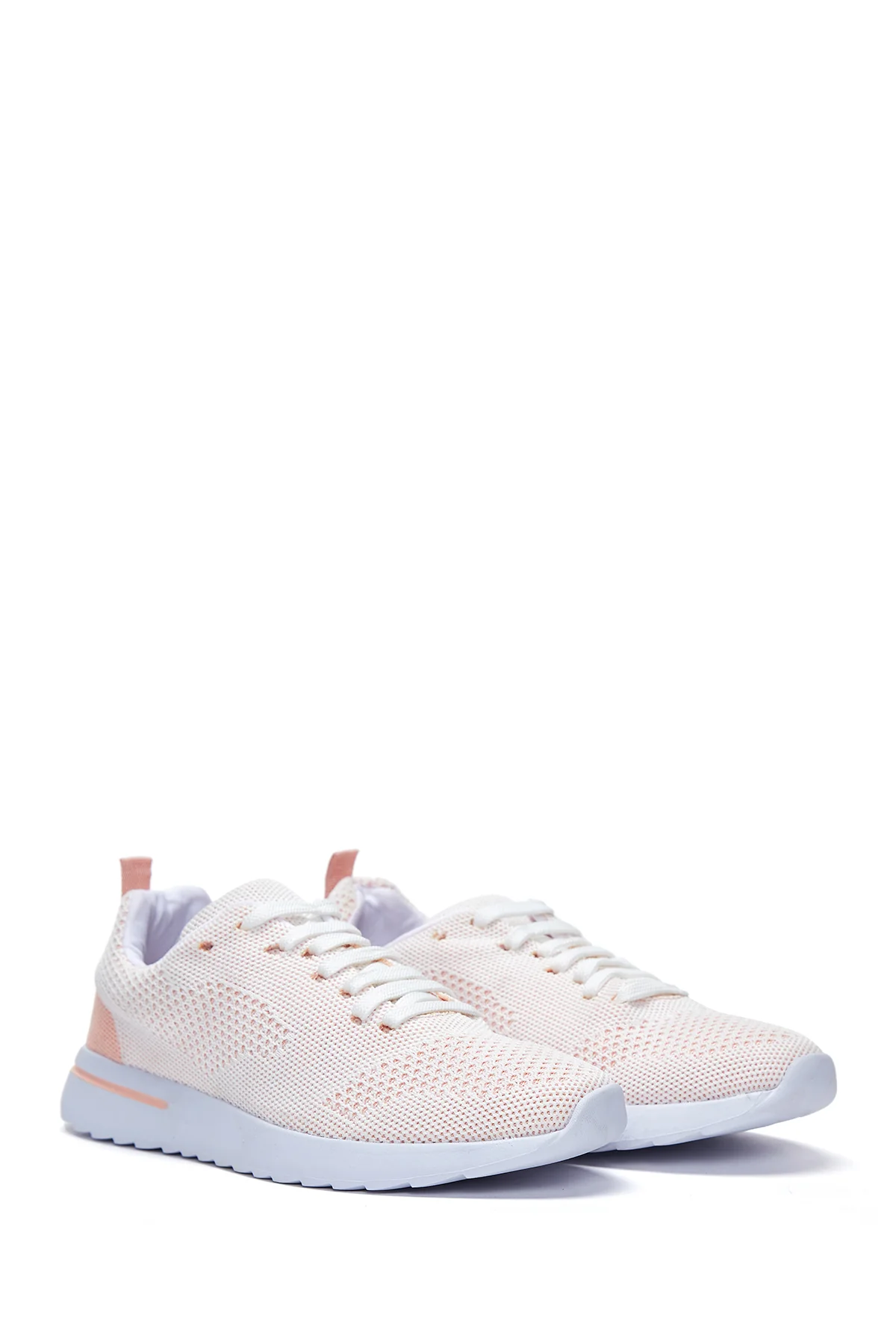 Kadın Pembe Bez Sneaker - Image 3