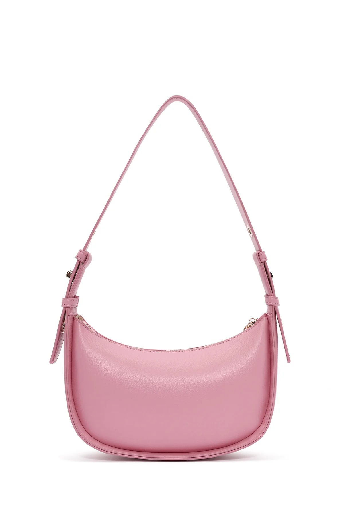 Kadın Pembe Charmlı Omuz Çantası - Image 3
