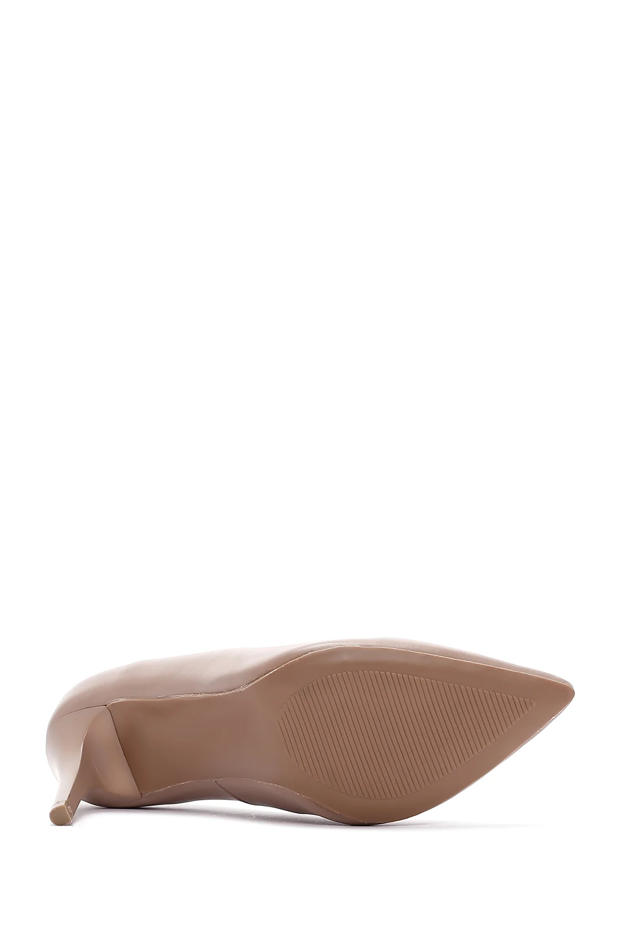 Kadın Pembe Deri Stiletto - Image 4