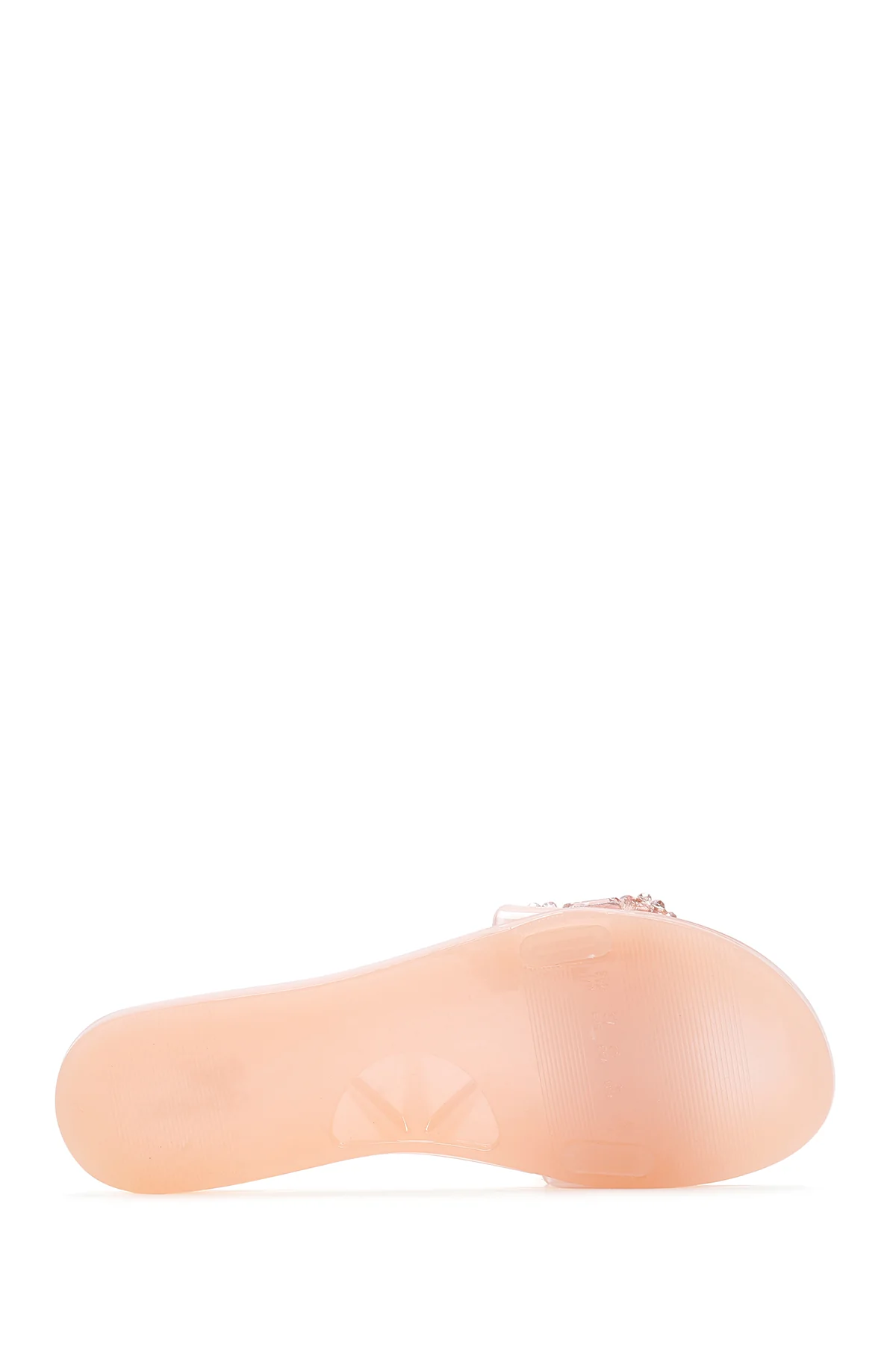 Kadın Pembe Jelly Taşlı Terlik - Image 3