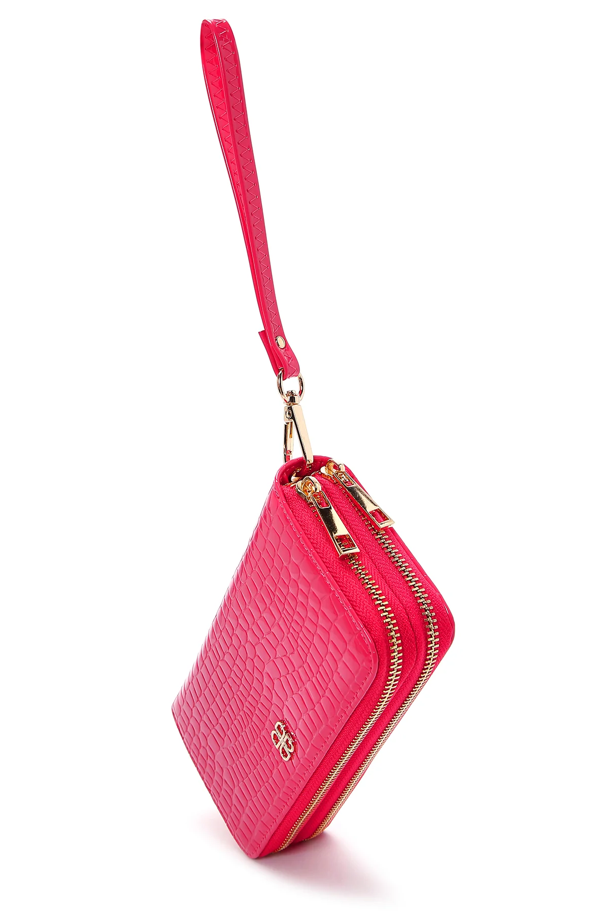 Kadın Pembe Kroko Cüzdan - Image 7