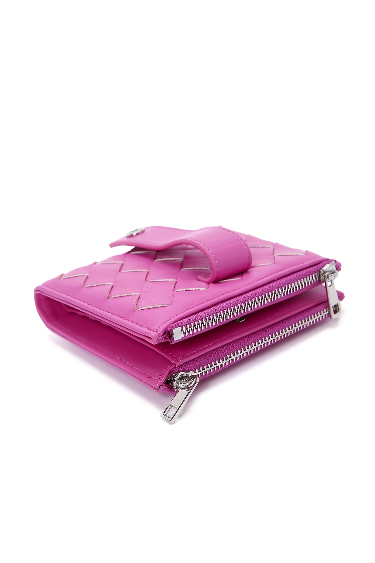 Kadın Pembe Örgü Cüzdan - Image 6