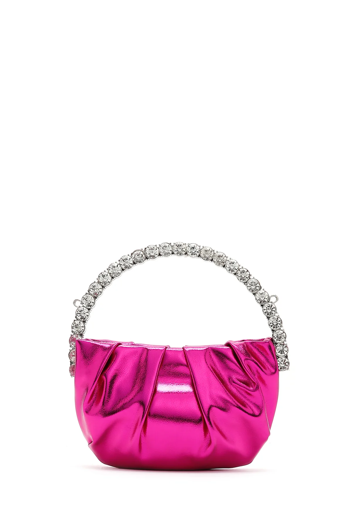 Kadın Pembe Taşlı  El Çantası - Image 3