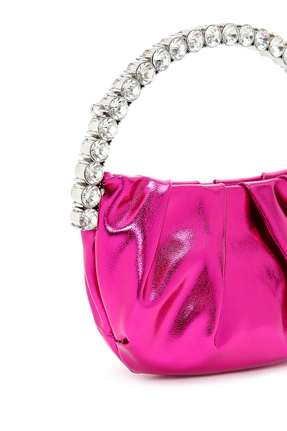 Kadın Pembe Taşlı  El Çantası - Image 8