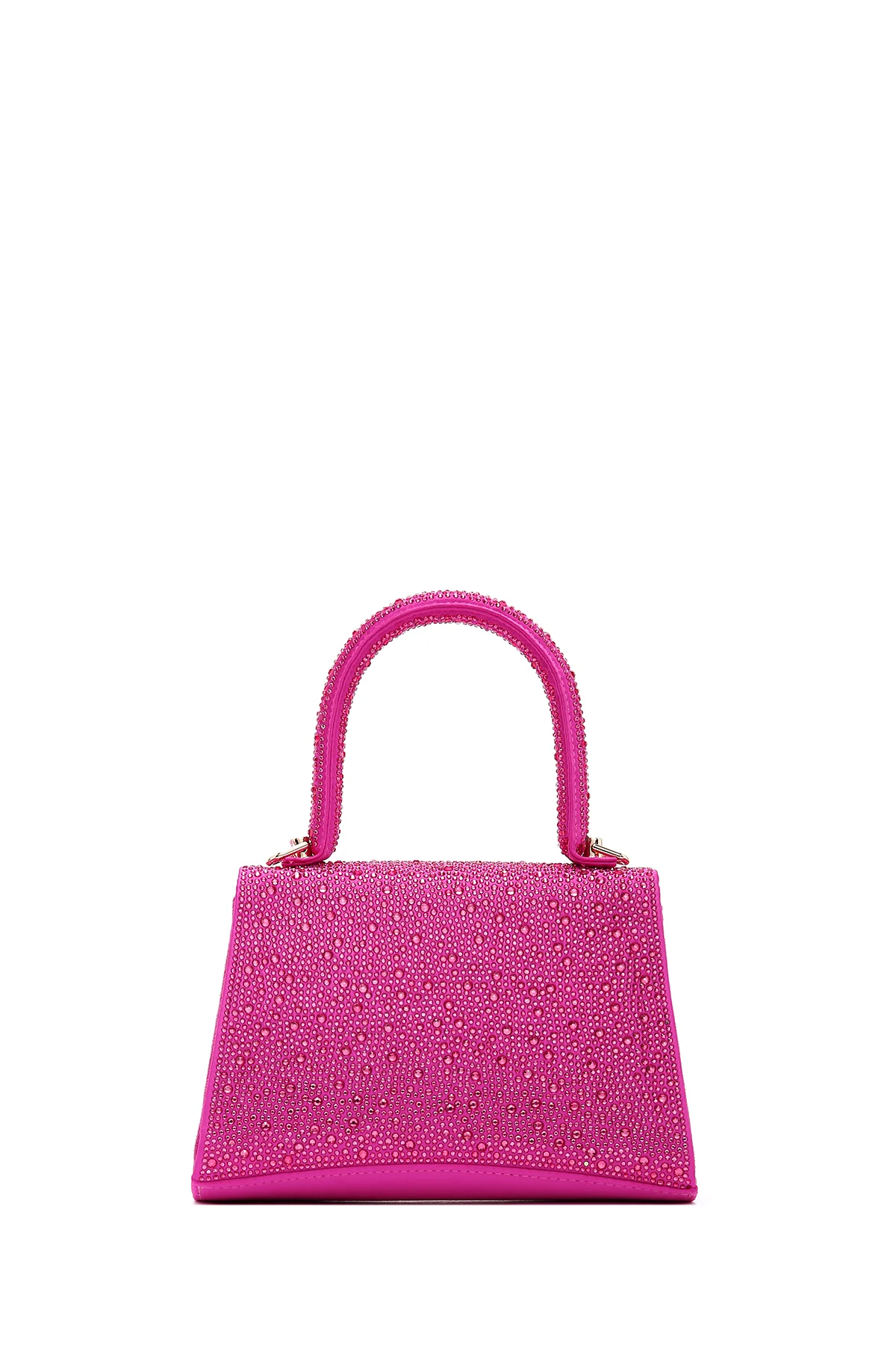 Kadın Pembe Taşlı  El Çantası - Image 4