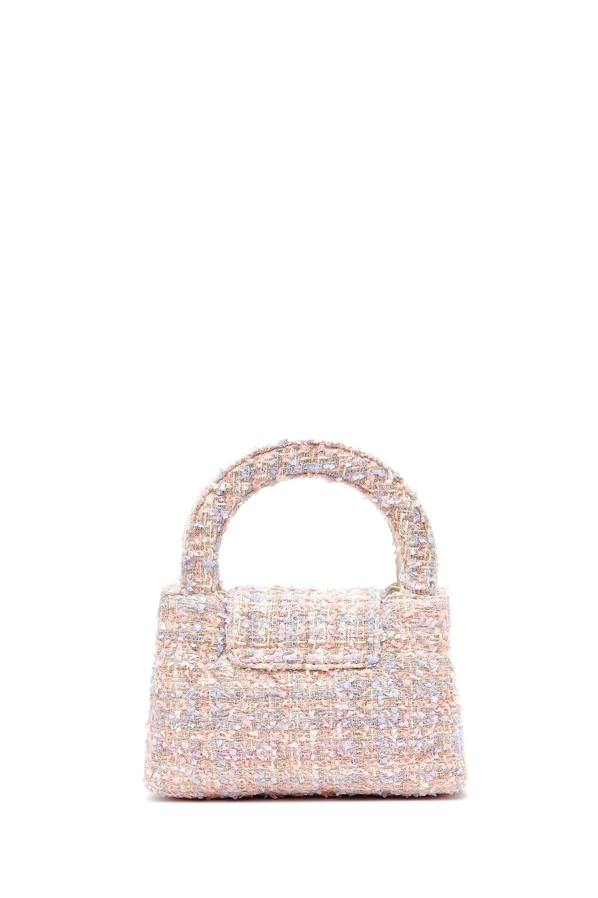 Kadın Pembe Uzun Askılı Mini Kol Çantası - Image 4