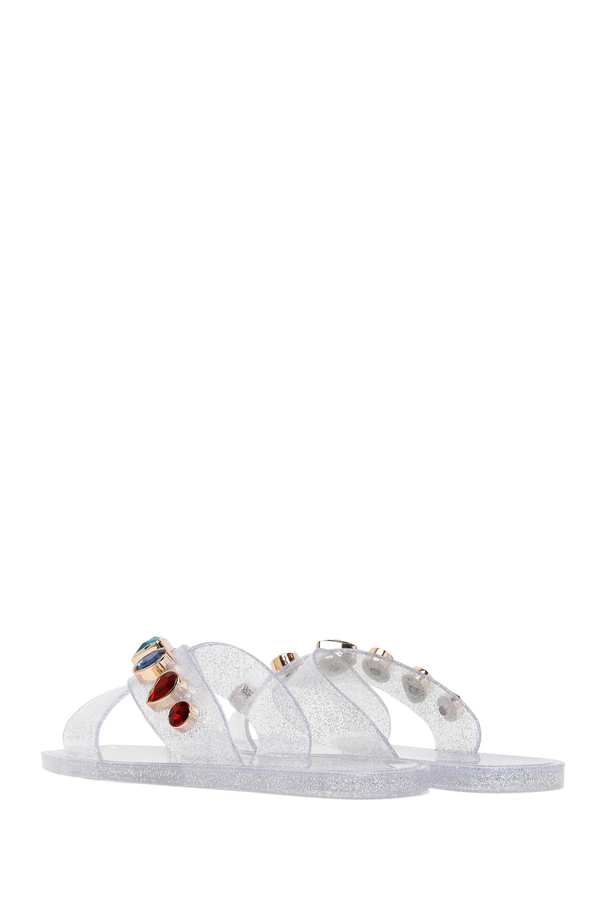 Kadın Şeffaf Taşlı Jelly Terlik - Image 6