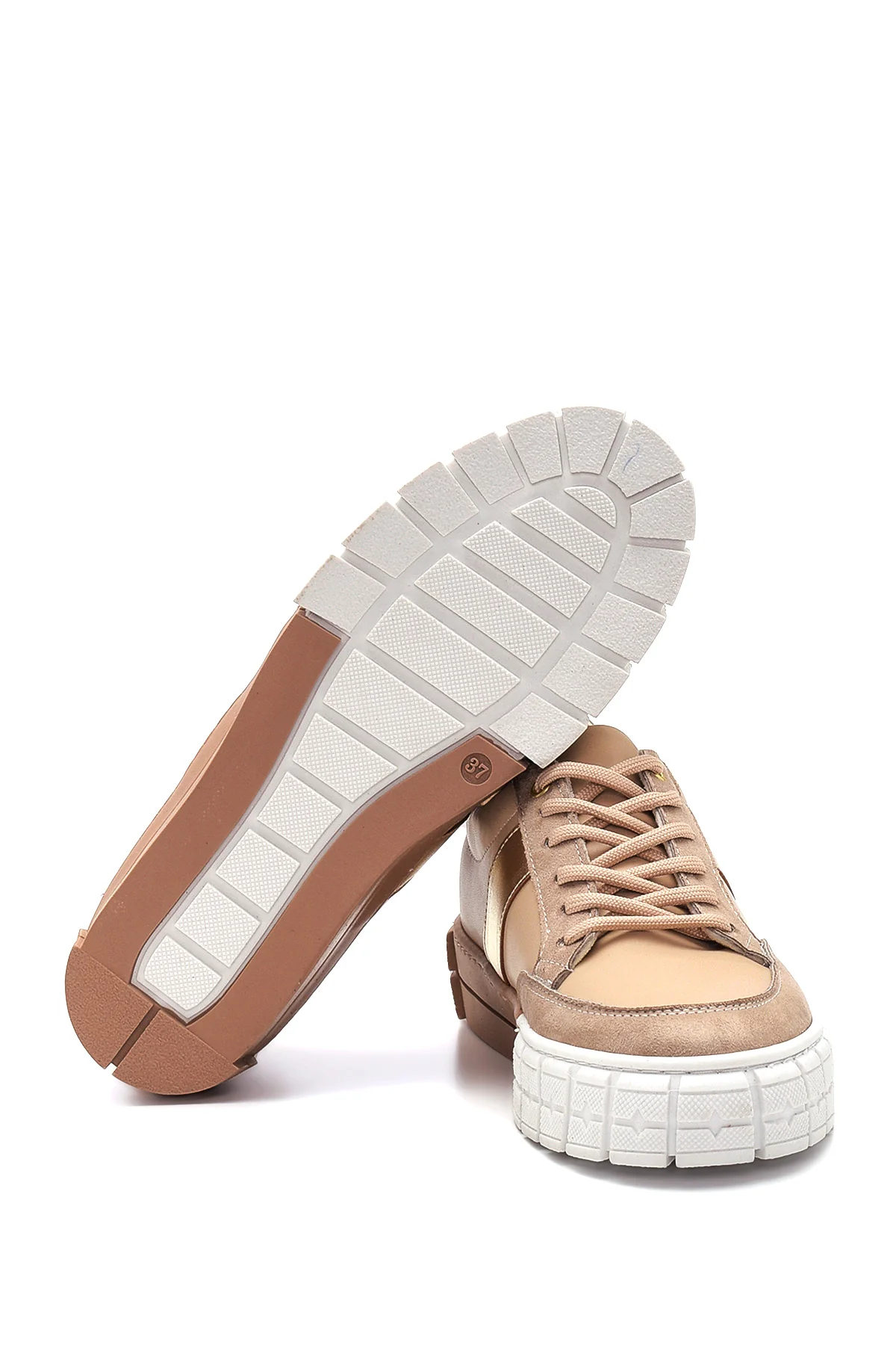 Kadın Şerit Detaylı Sneaker - Image 4