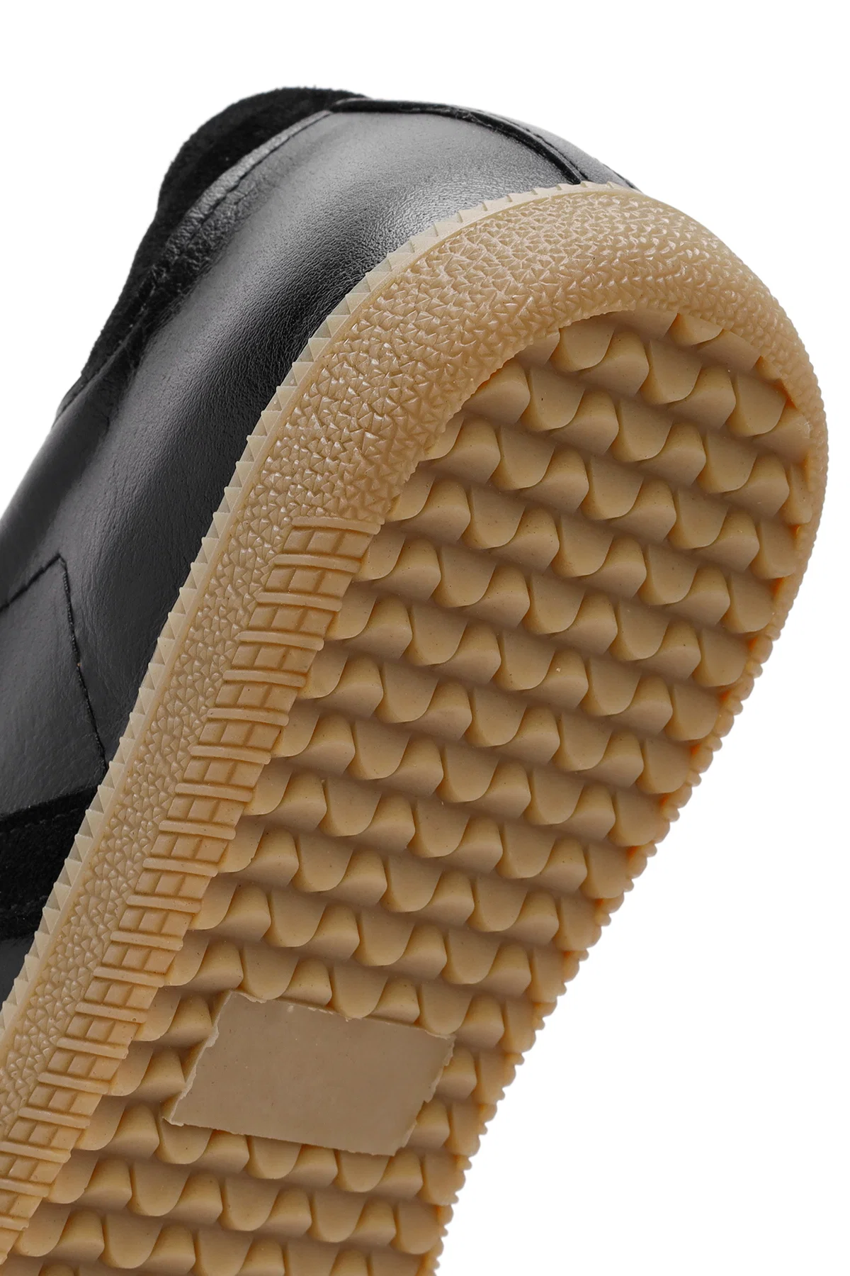 Kadın Siyah Bağcıklı Deri Sneaker - Image 8