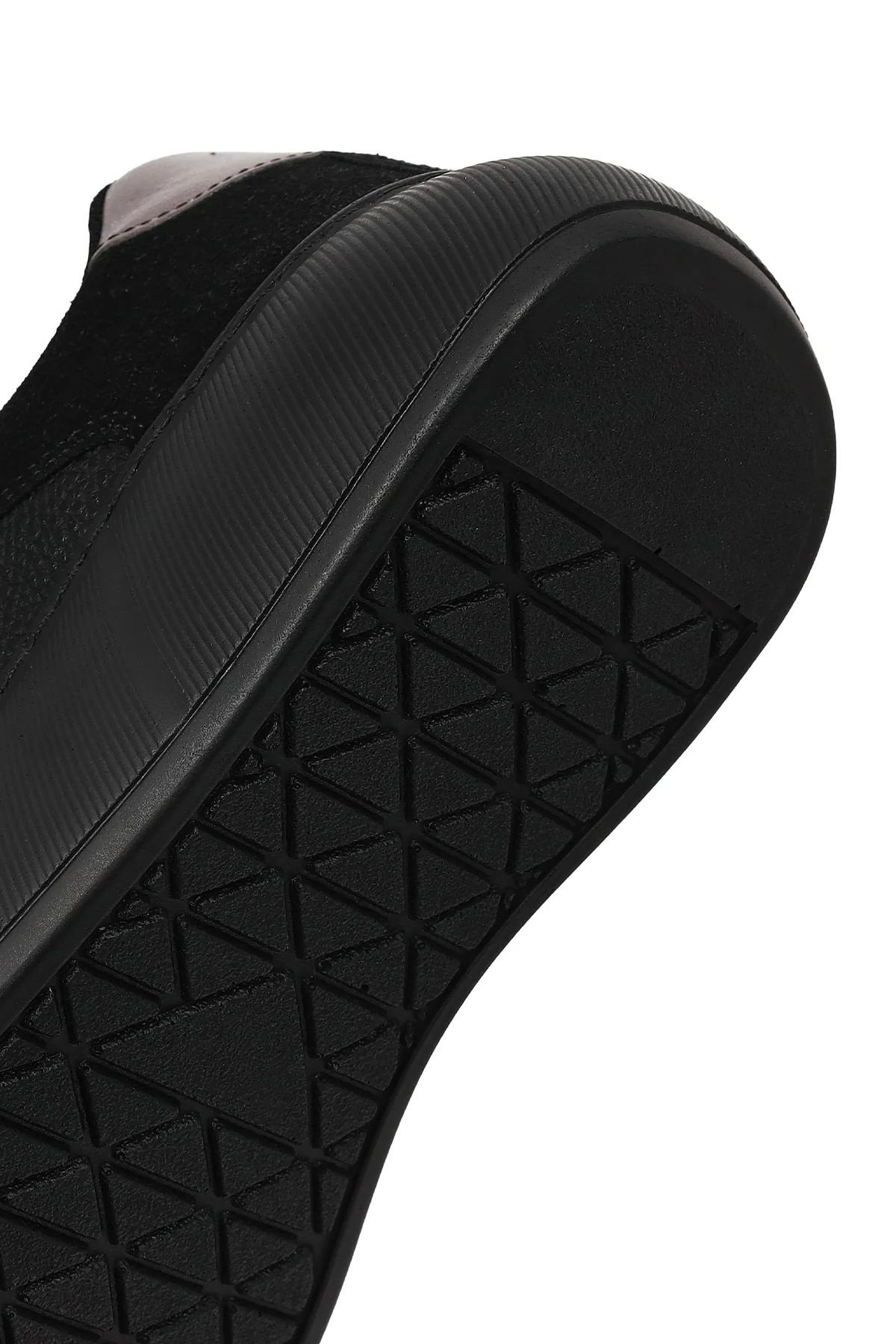 Kadın Siyah Bağcıklı Kalın Tabanlı Sneaker - Image 8
