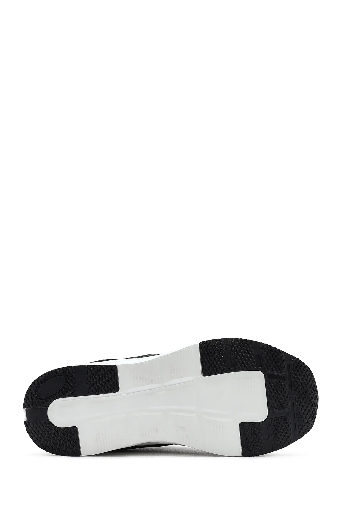 Kadın Siyah Bağcıklı Kalın Tabanlı Sneaker - Image 4