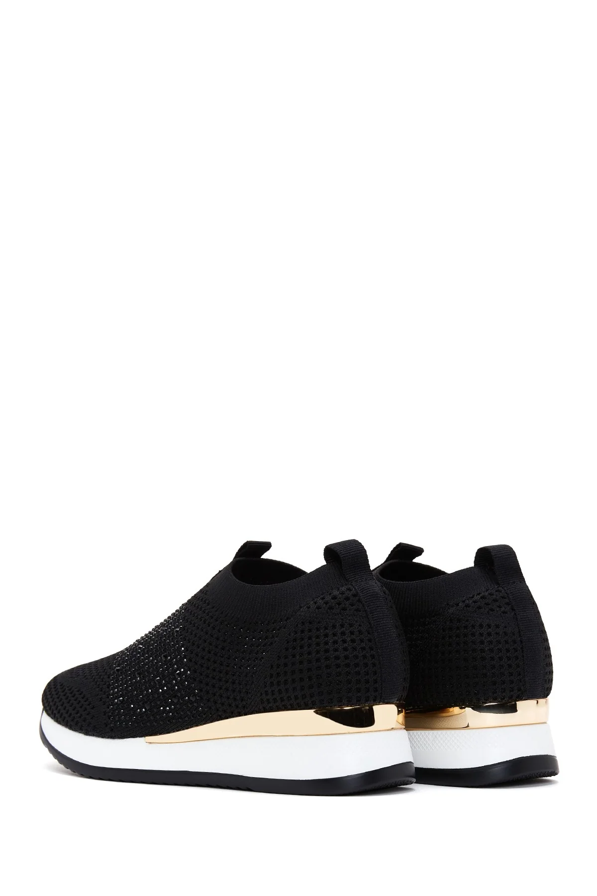 Kadın Siyah Baskılı Sneaker - Image 5