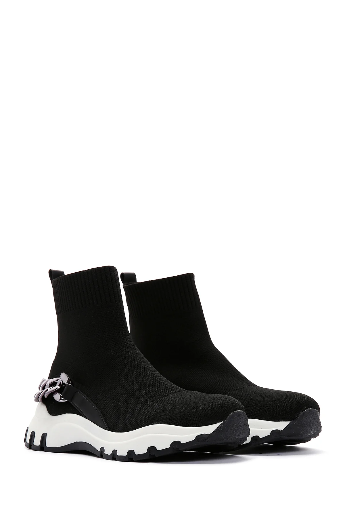 Kadın Siyah Bilekli Sneaker - Image 3
