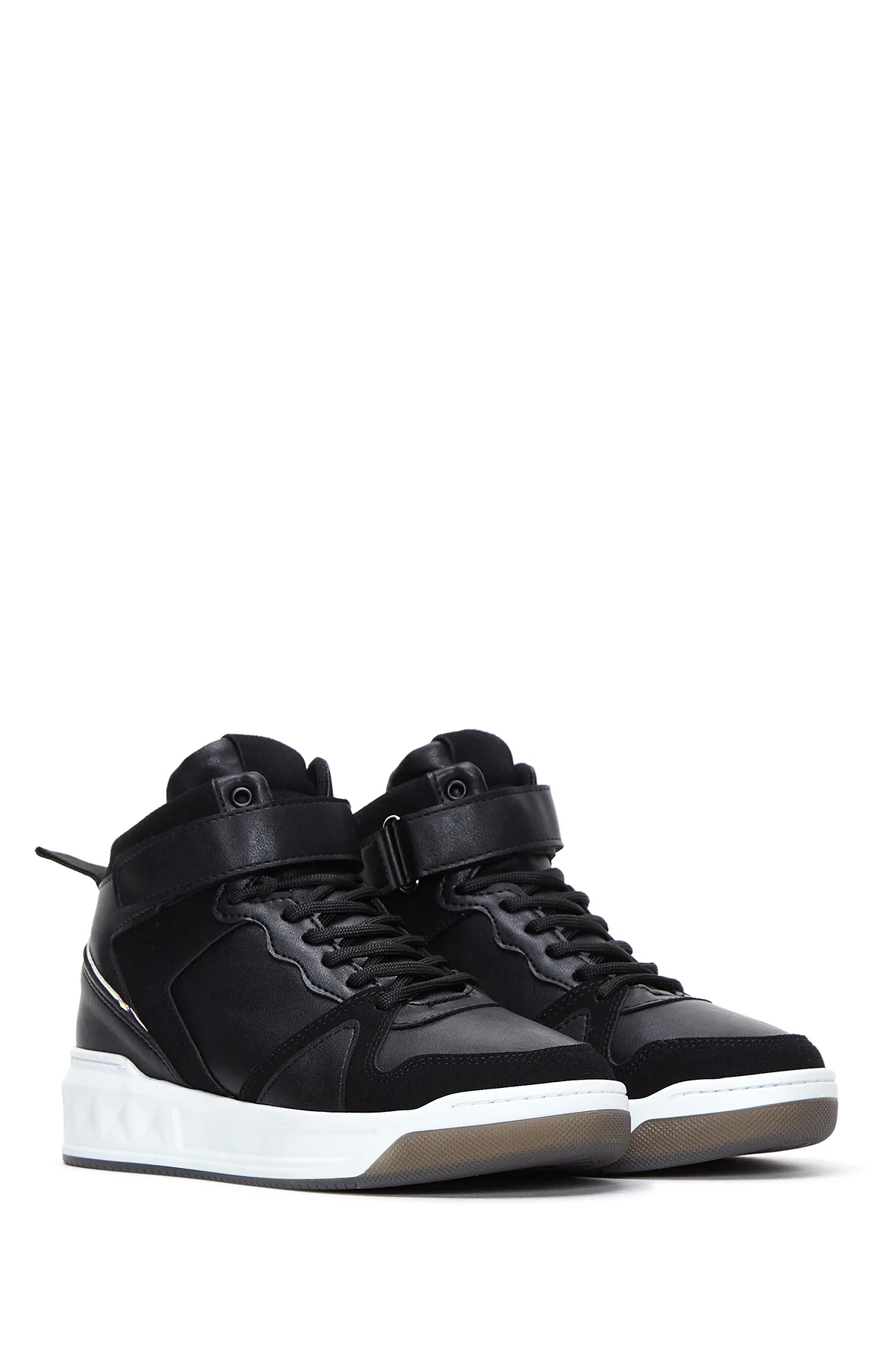 Kadın Siyah Bilekli Sneaker - Image 3