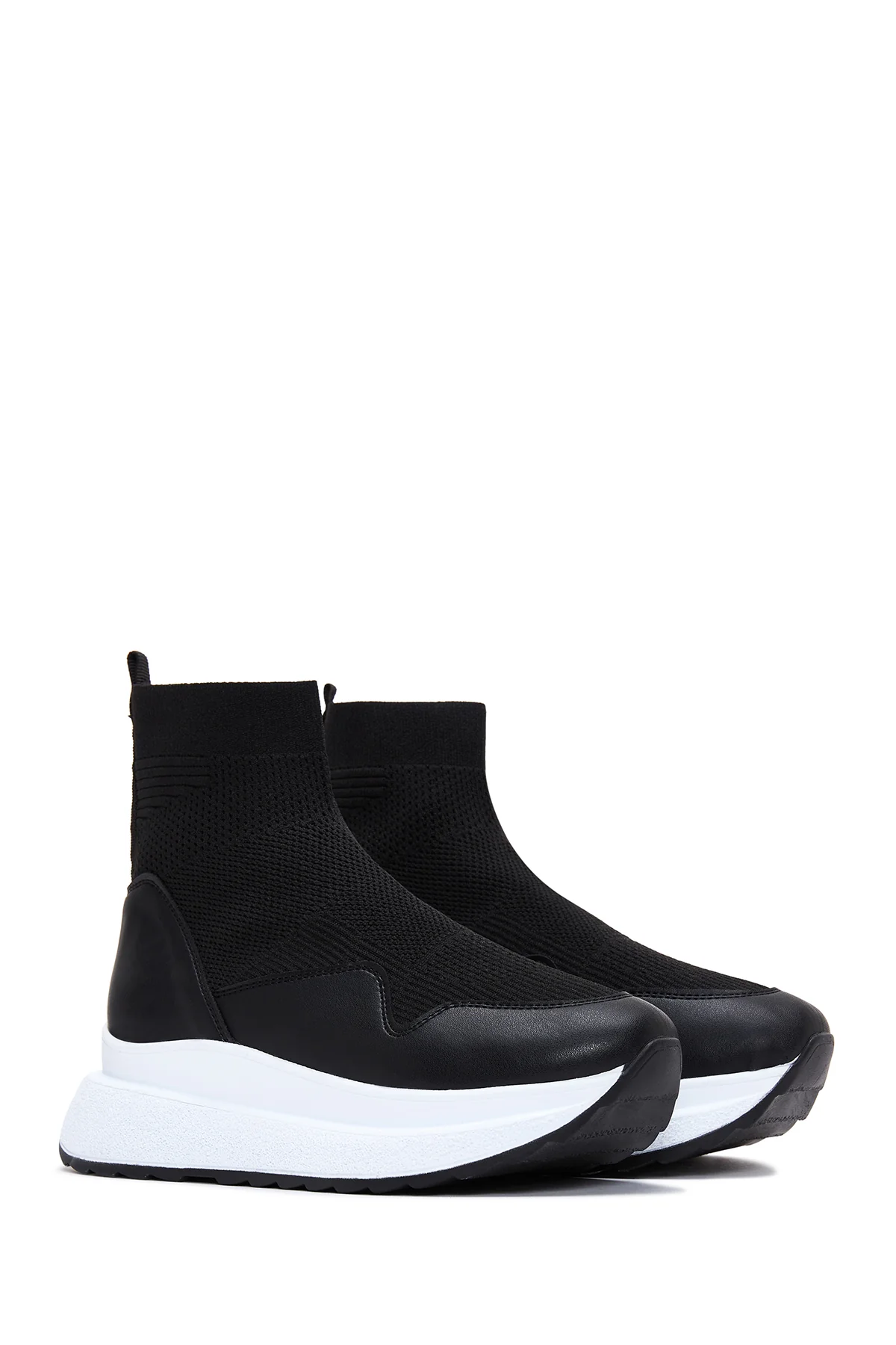 Kadın Siyah Bilekli Sneaker - Image 3
