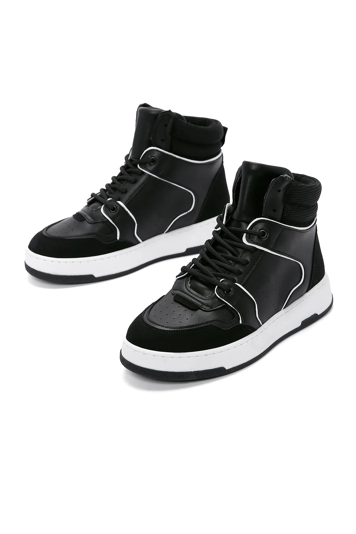 Kadın Siyah Bilekli Sneaker - Image 6