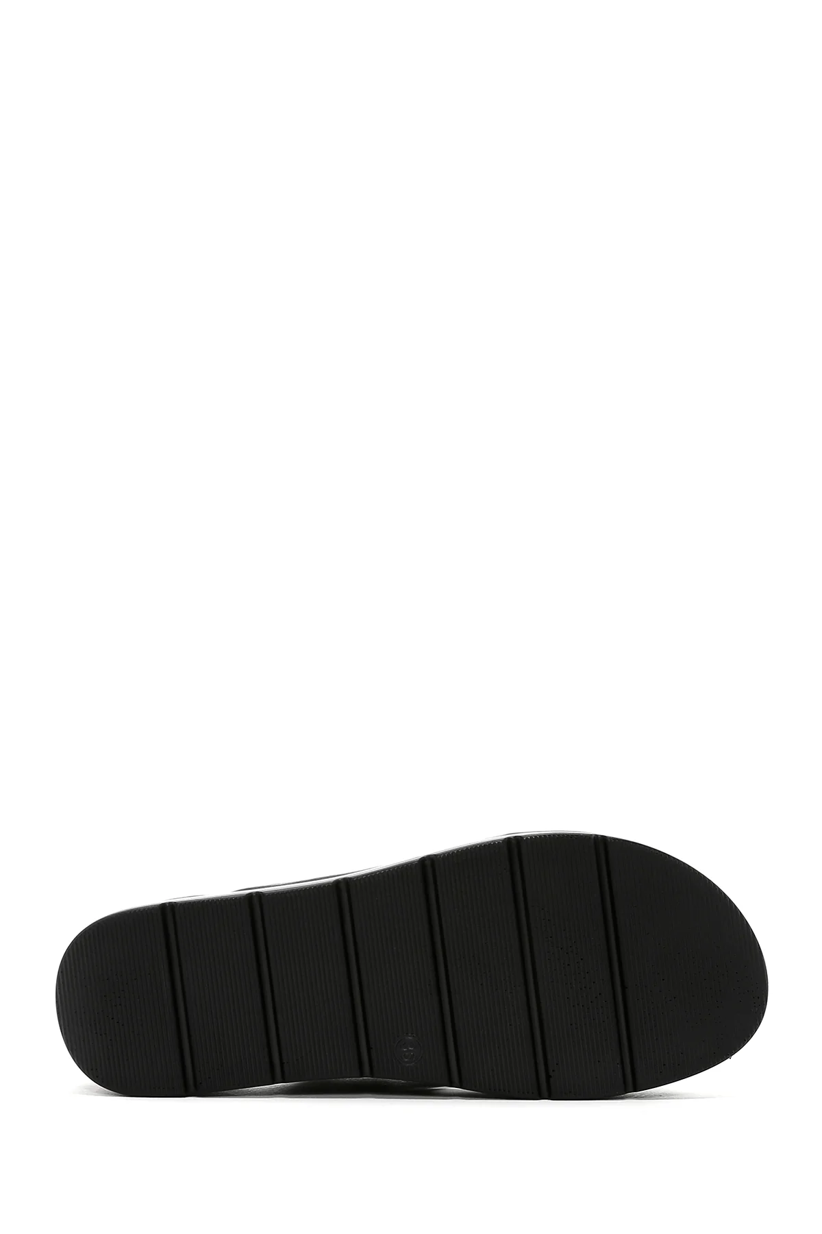 Kadın Siyah Bilekten Bantlı Comfort Sandalet - Image 4