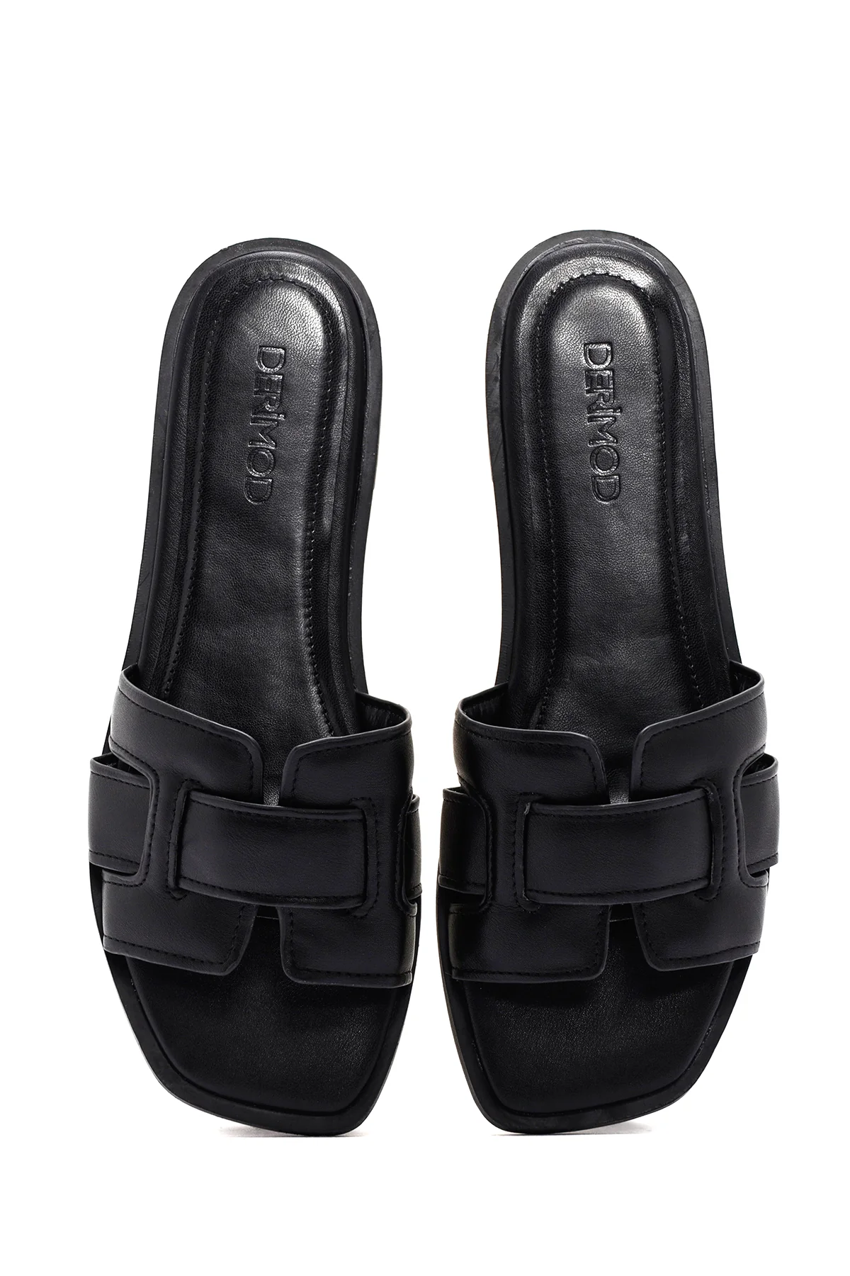 Kadın Siyah Casual Terlik - Image 7