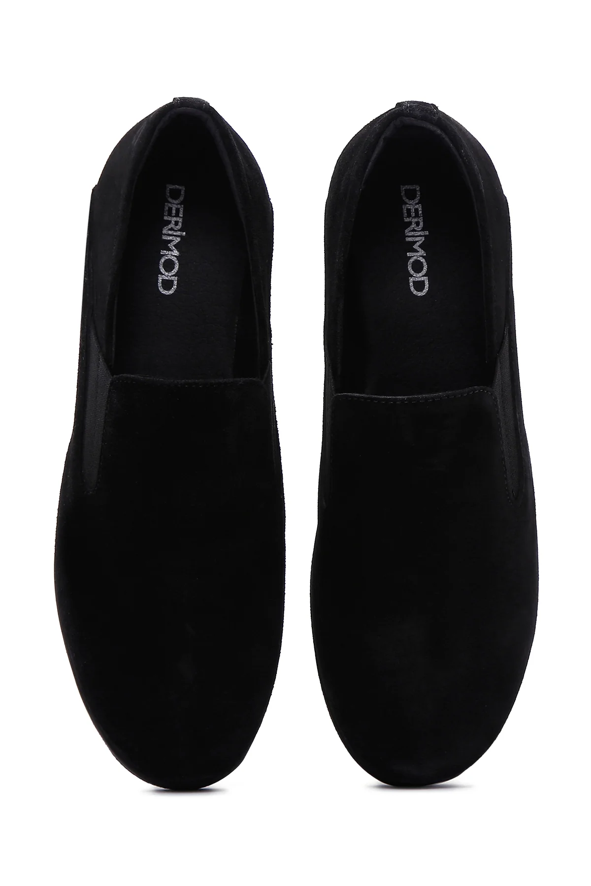 Kadın Siyah Deri Comfort Dolgu Topuklu Loafer - Image 6